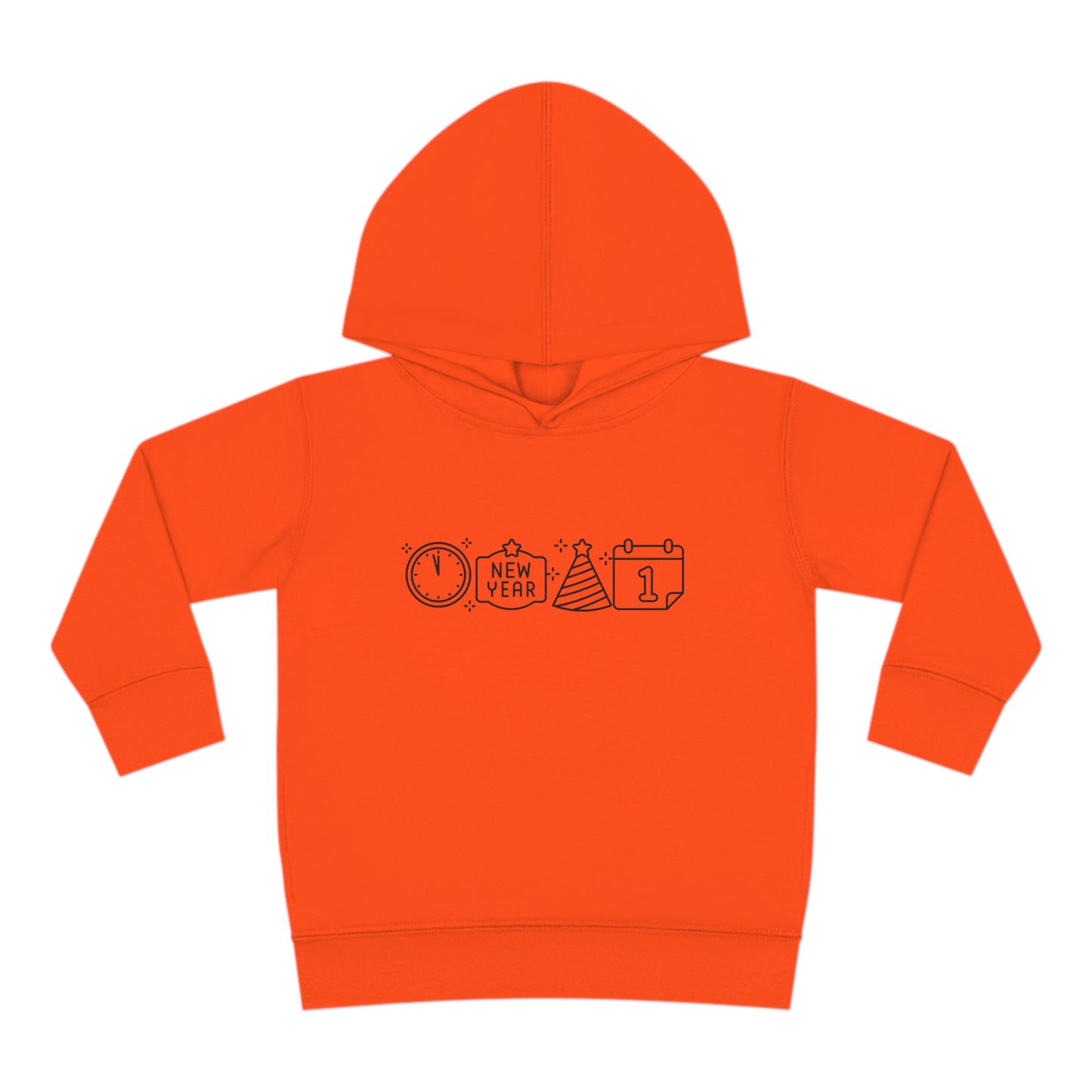 Simple New Years Symbols Toddler Pullover Fleece Hoodie
