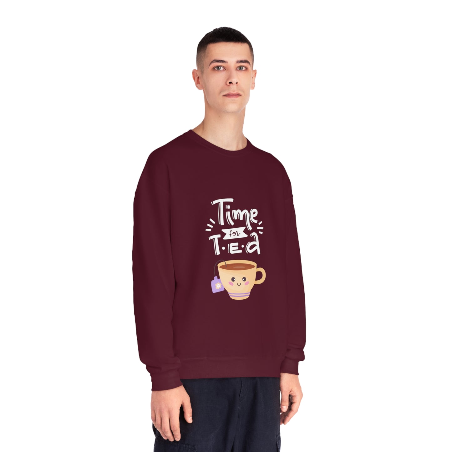 Time for Tea One Teacup Unisex NuBlend® Crewneck Sweatshirt