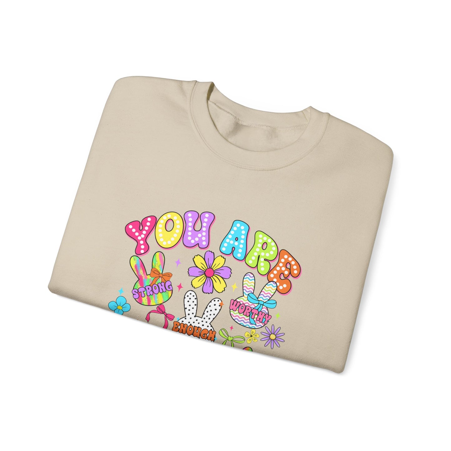 You Are Amazing Crewneck Sweatshirt - Colorful Unisex Heavy Blend™