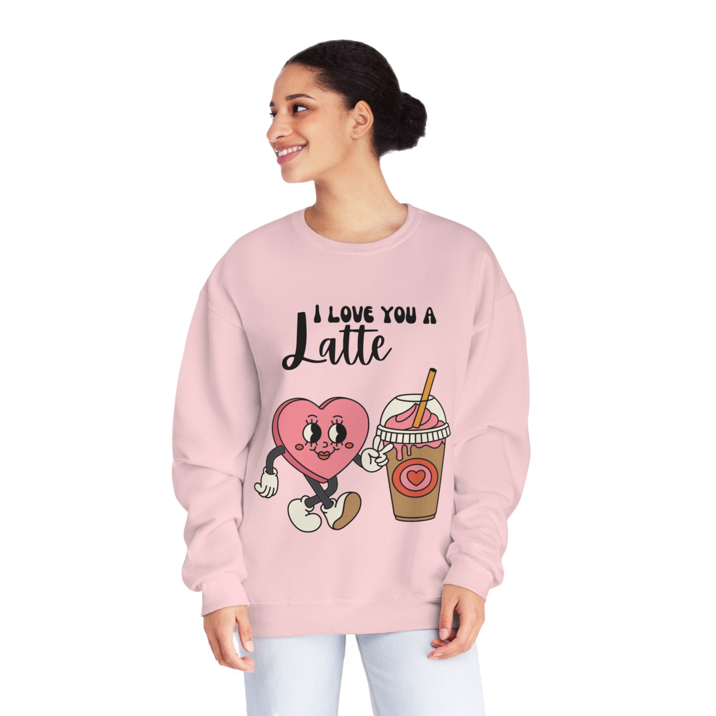 I Love You a Latte Unisex NuBlend® Crewneck Sweatshirt