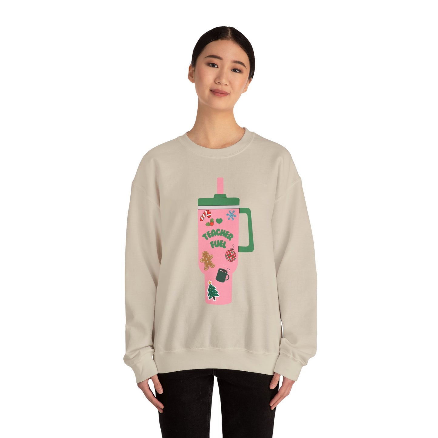 Teacher Fuel Unisex Heavy Blend™ Crewneck Sweatshirt