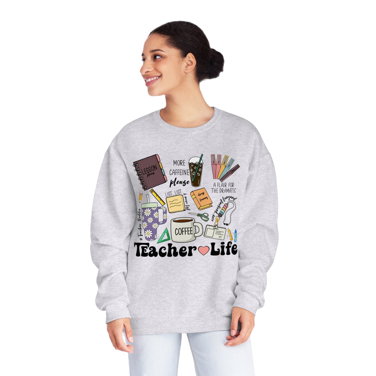 Teacher Things Unisex NuBlend® Crewneck Sweatshirt