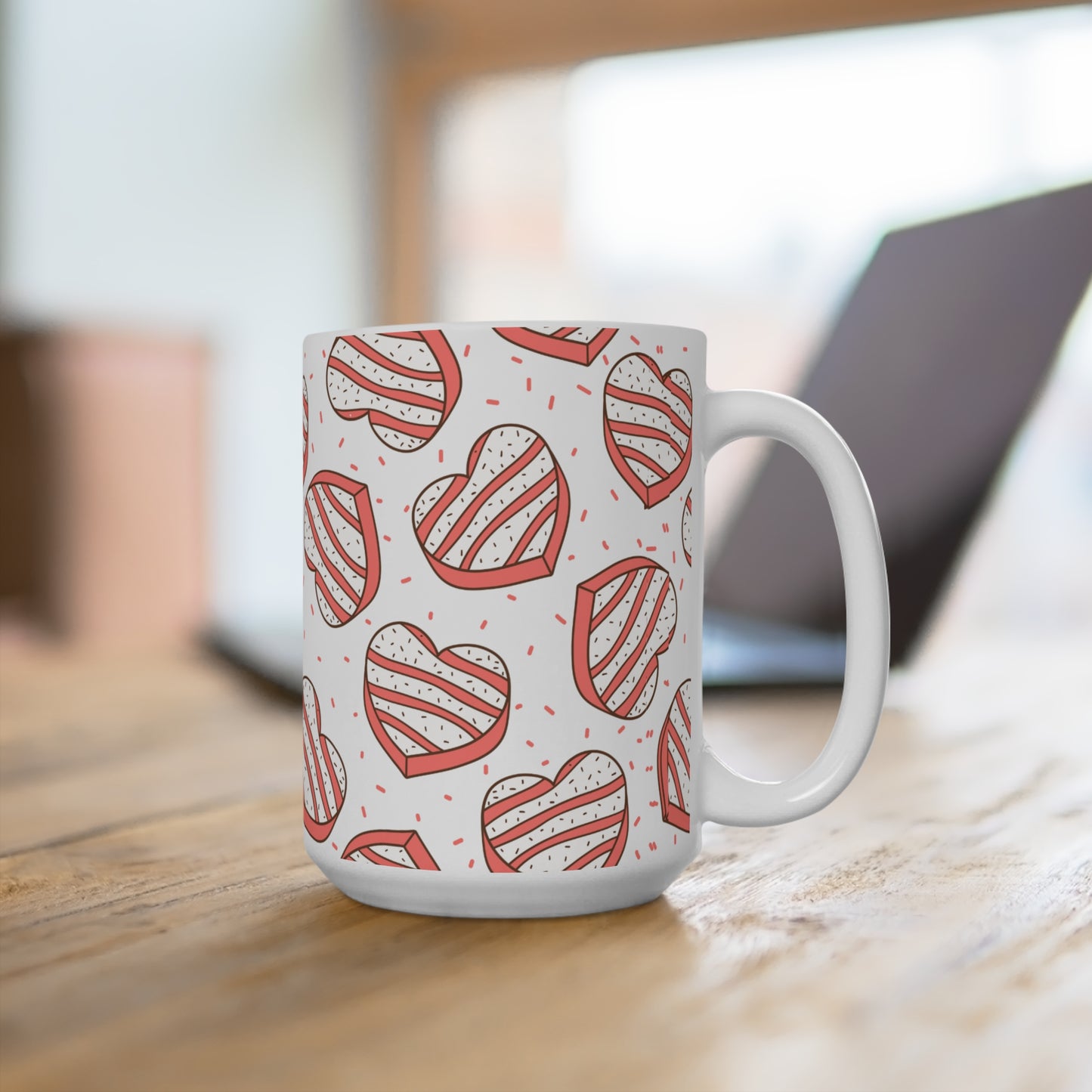 Valentine Cakes Mug 15oz