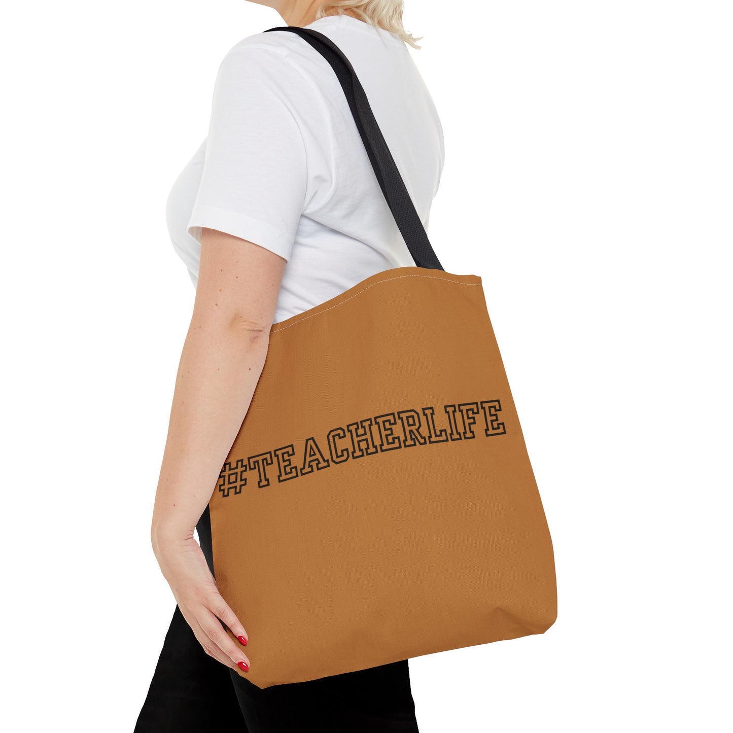 #teacherlife Tote Bag (AOP)
