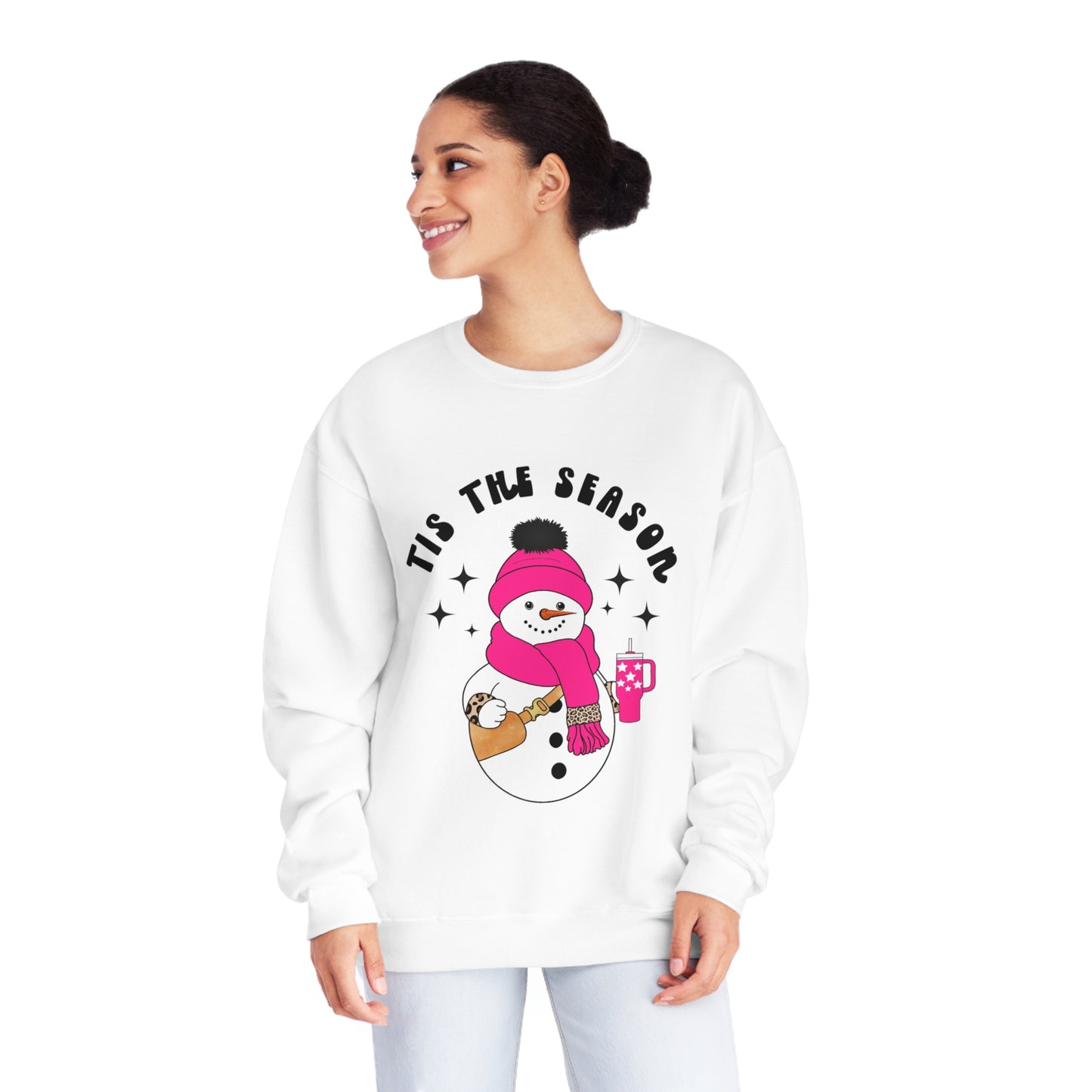 Trendy Snowman Unisex NuBlend® Crewneck Sweatshirt