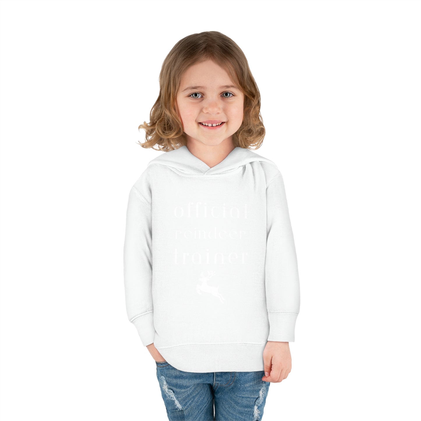 Official Reindeer Trainer Toddler Pullover Fleece Hoodie