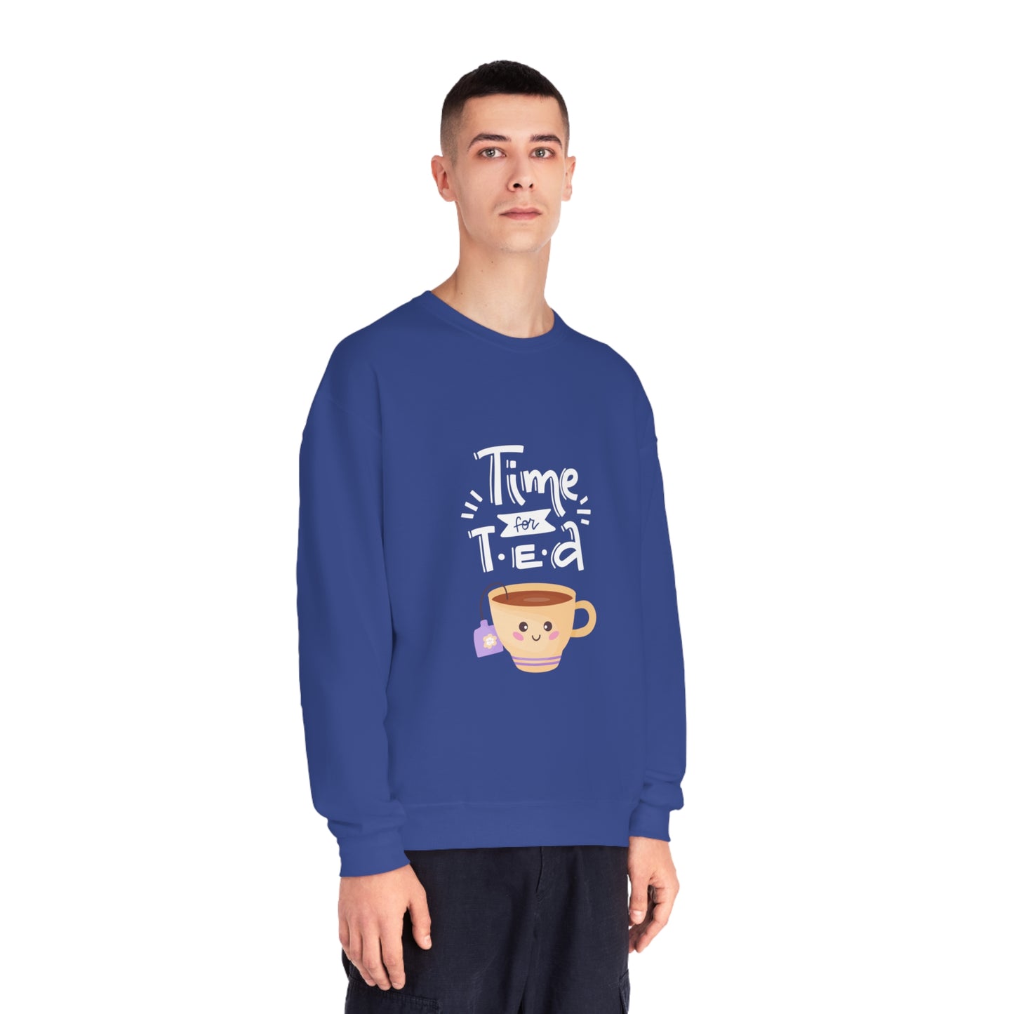 Time for Tea One Teacup Unisex NuBlend® Crewneck Sweatshirt