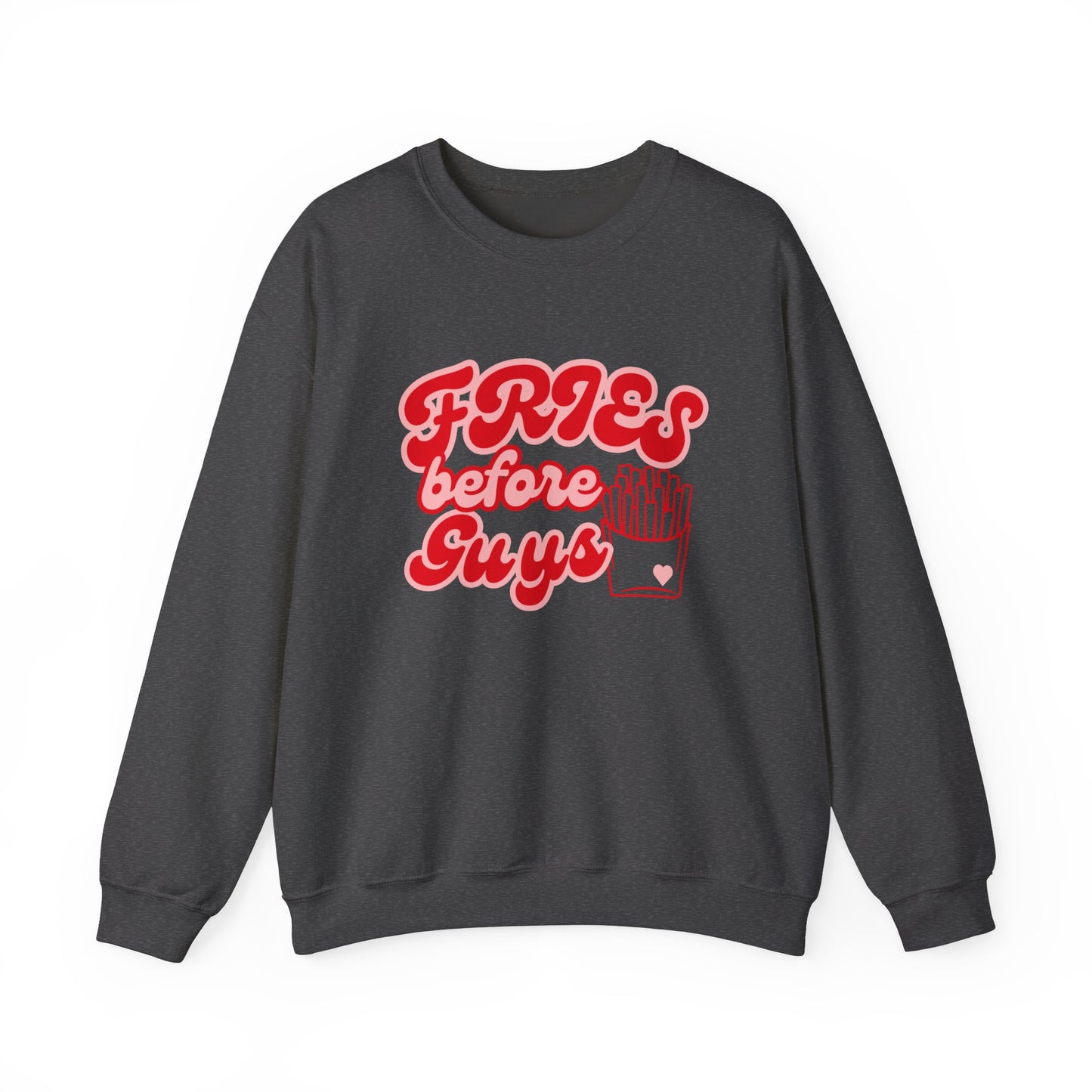 Fries Before Guys Unisex Heavy Blend™ Crewneck Sweatshirt