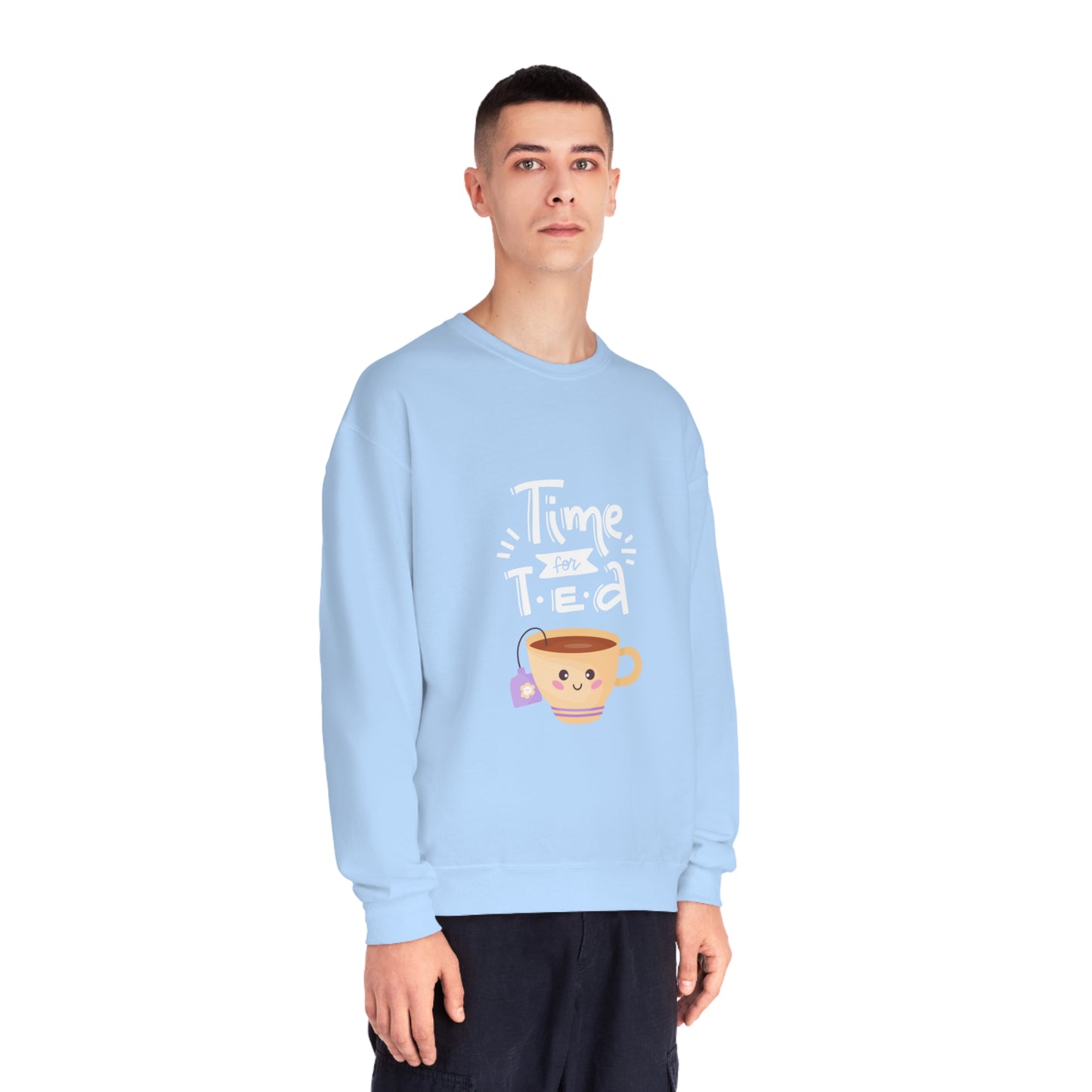 Time for Tea One Teacup Unisex NuBlend® Crewneck Sweatshirt