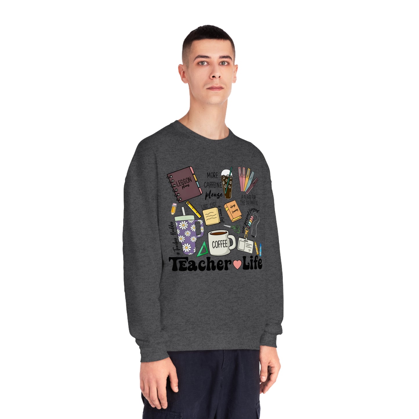 Teacher Things Unisex NuBlend® Crewneck Sweatshirt