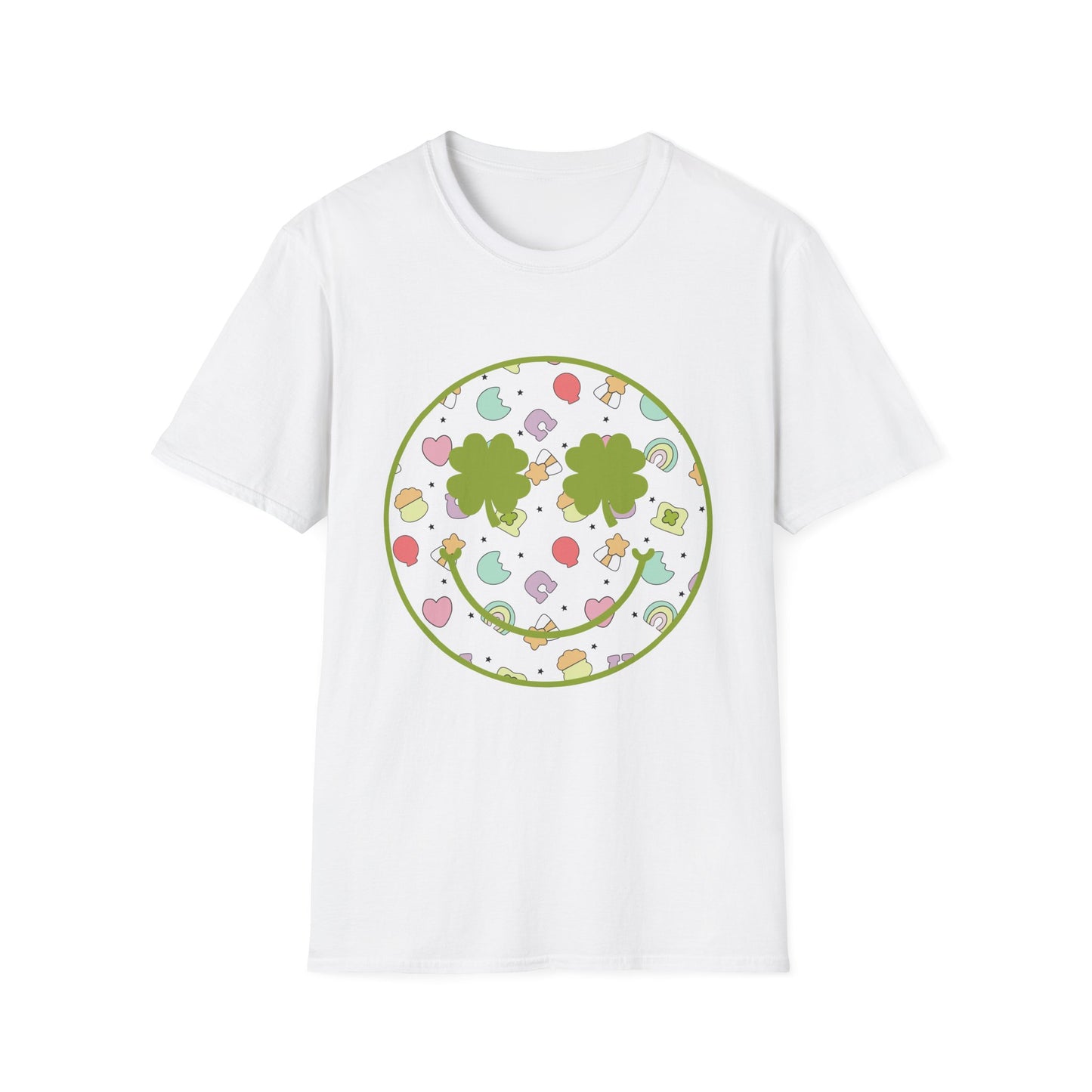 Lucky Charm Smiley Unisex Softstyle T-Shirt