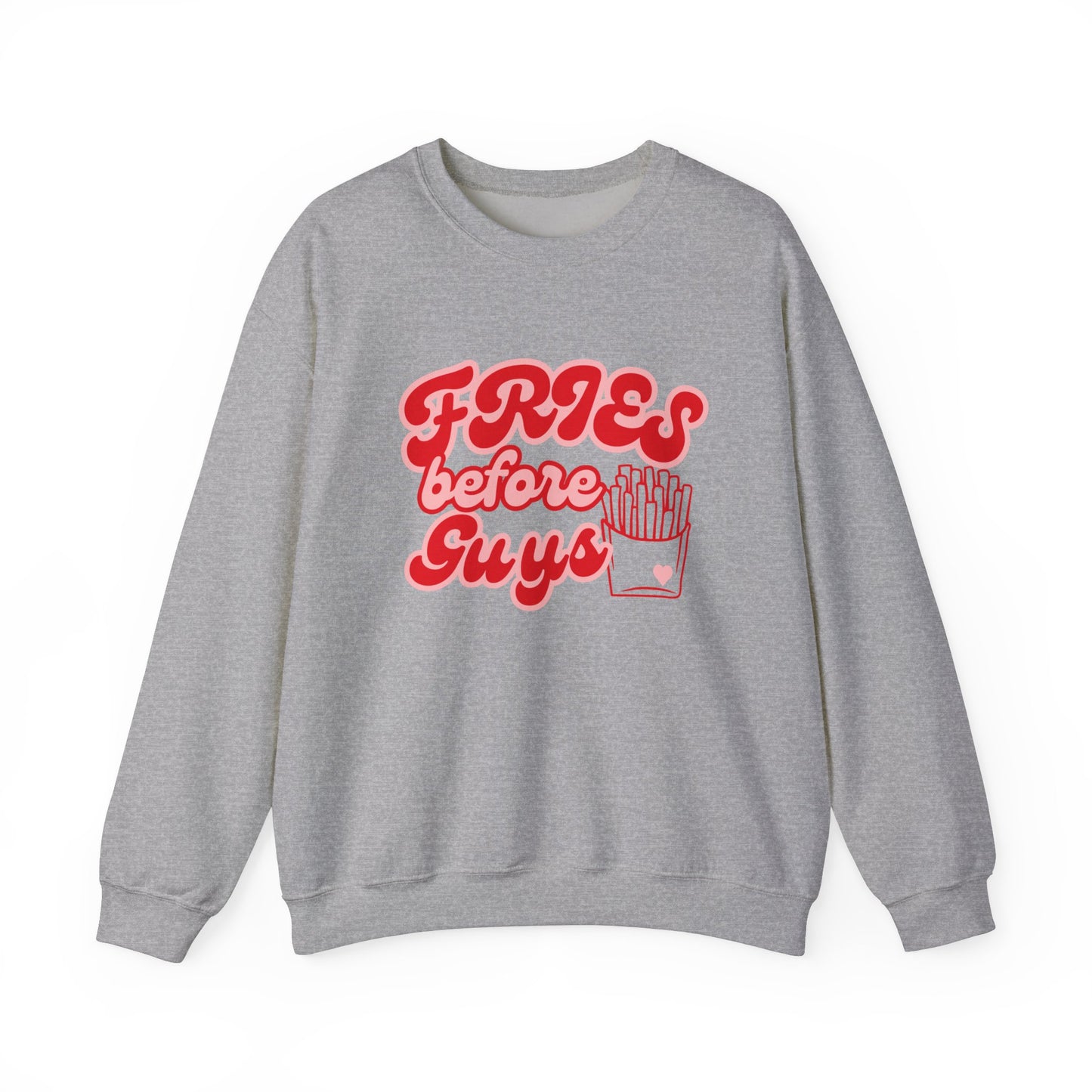 Fries Before Guys Unisex Heavy Blend™ Crewneck Sweatshirt