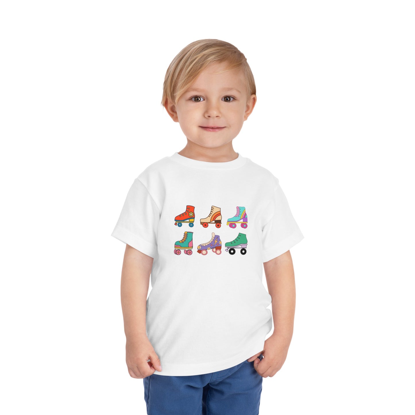 Roller Skates Toddler Short Sleeve Tee