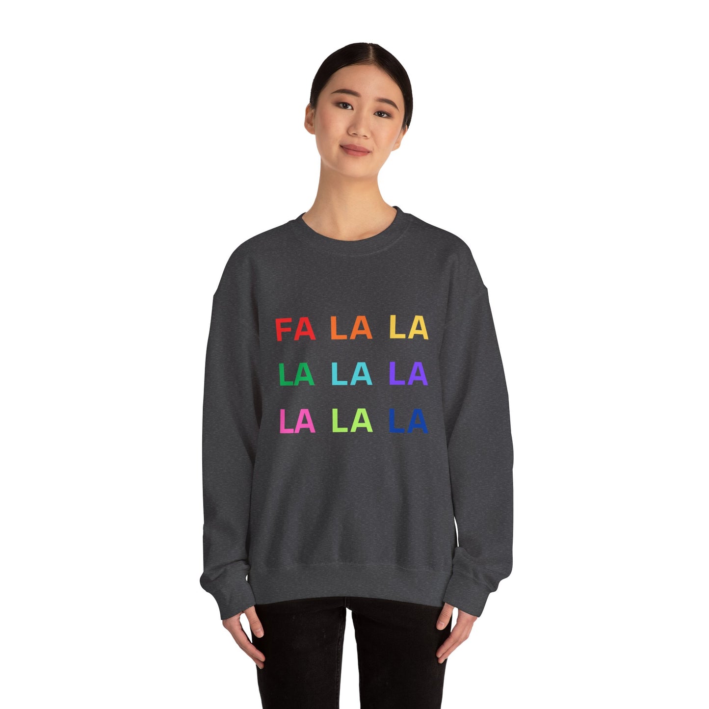 Fa La La La La La La La Unisex Heavy Blend™ Crewneck Sweatshirt