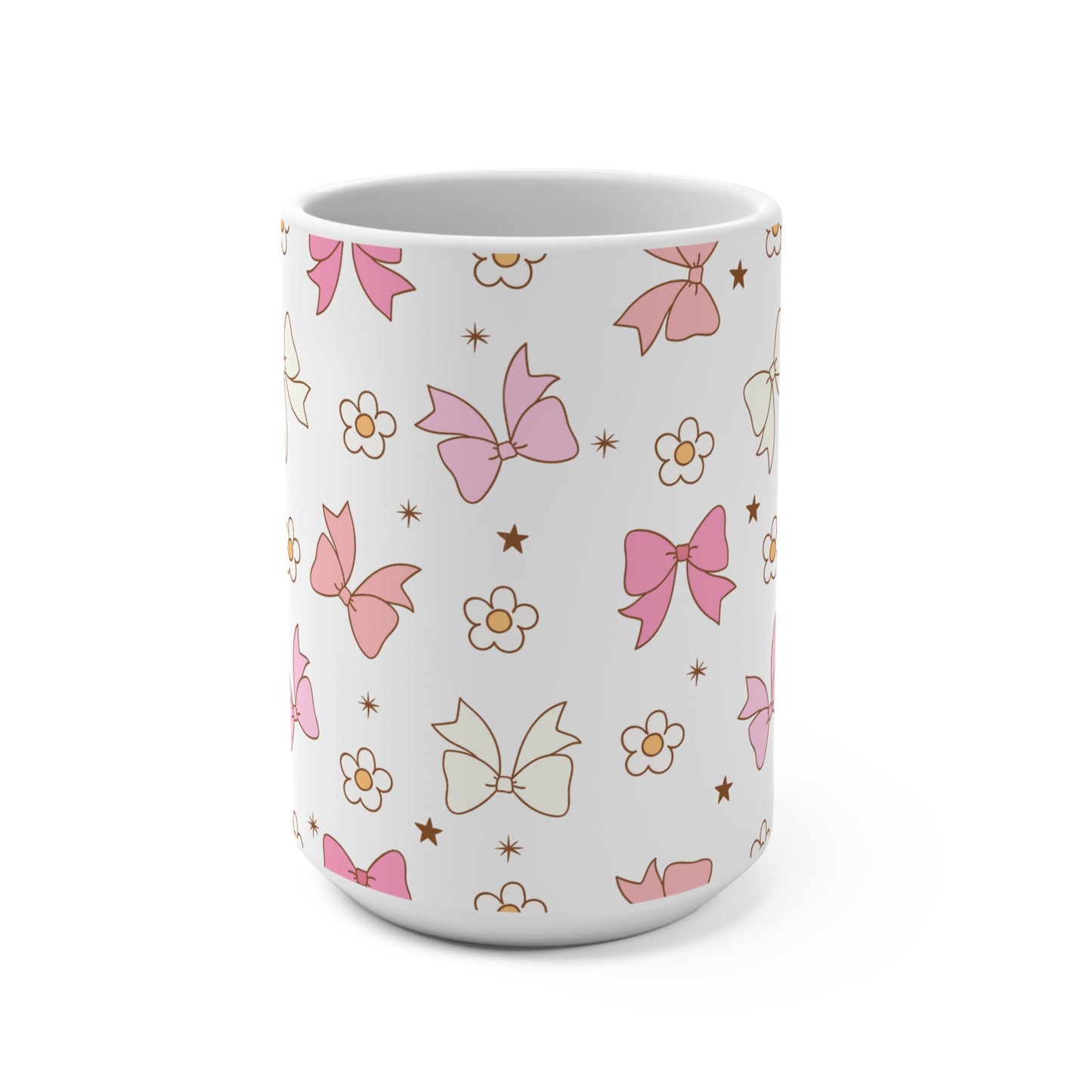Bows and Flowers 15 oz Mug
