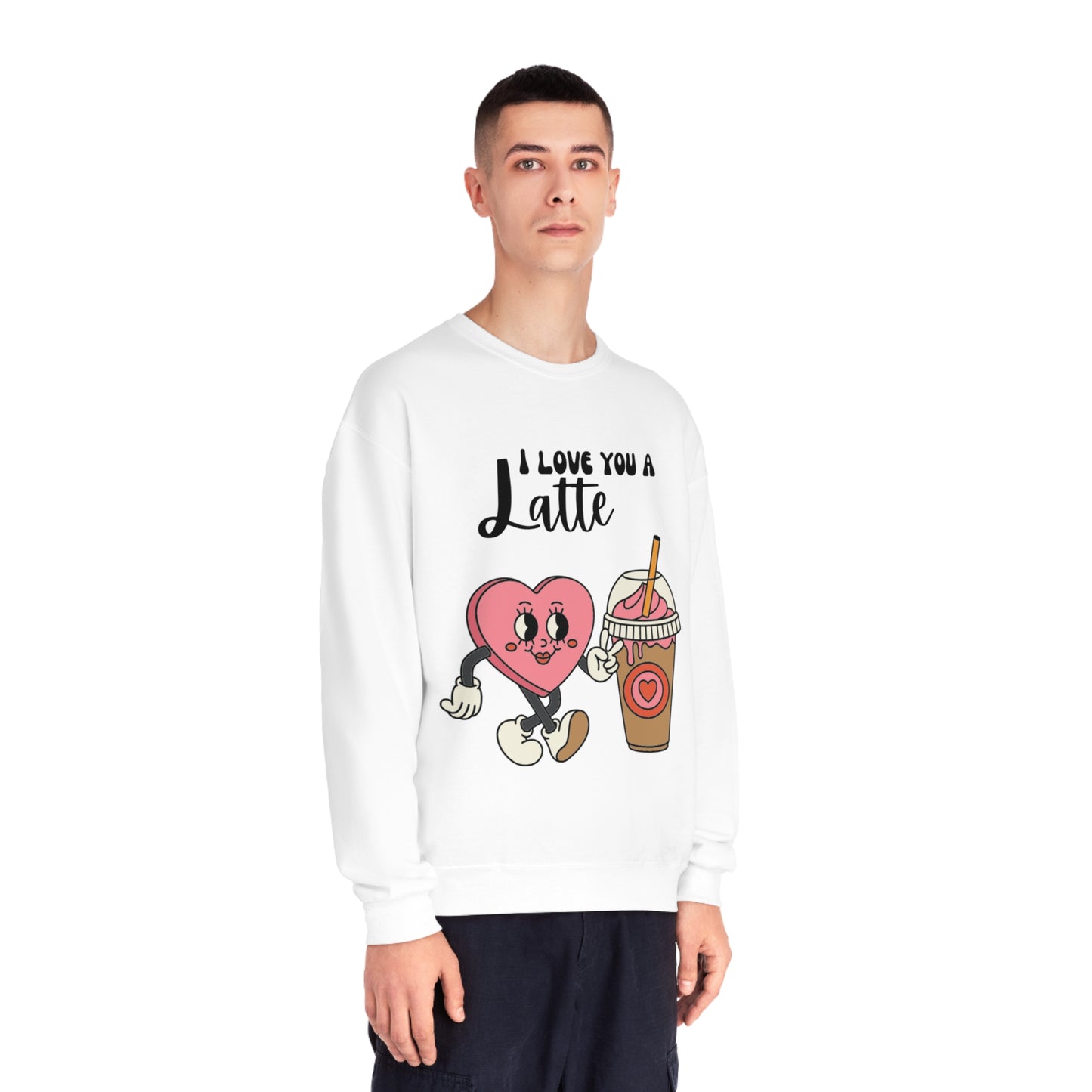 I Love You a Latte Unisex NuBlend® Crewneck Sweatshirt