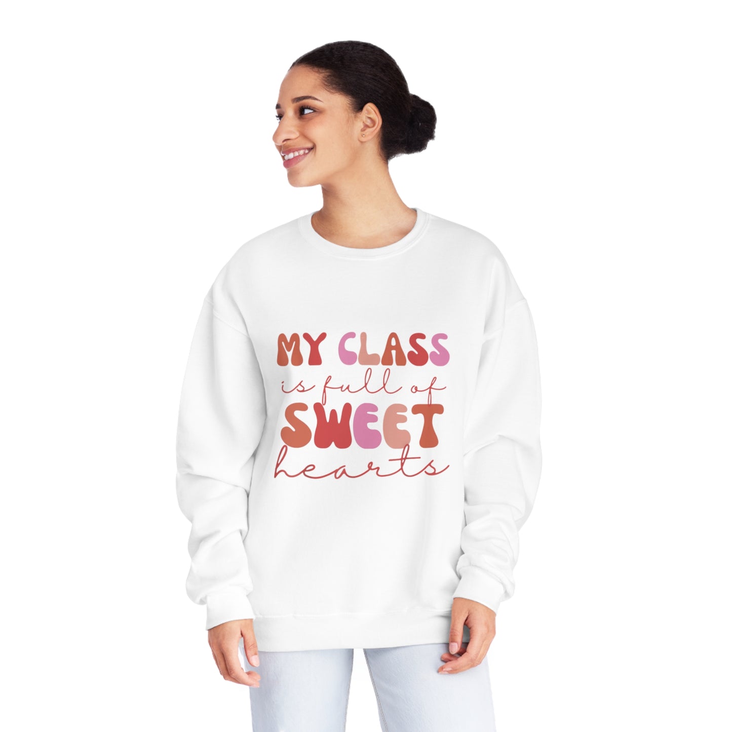 My Class is Full of Sweethearts Unisex NuBlend® Crewneck Sweatshirt