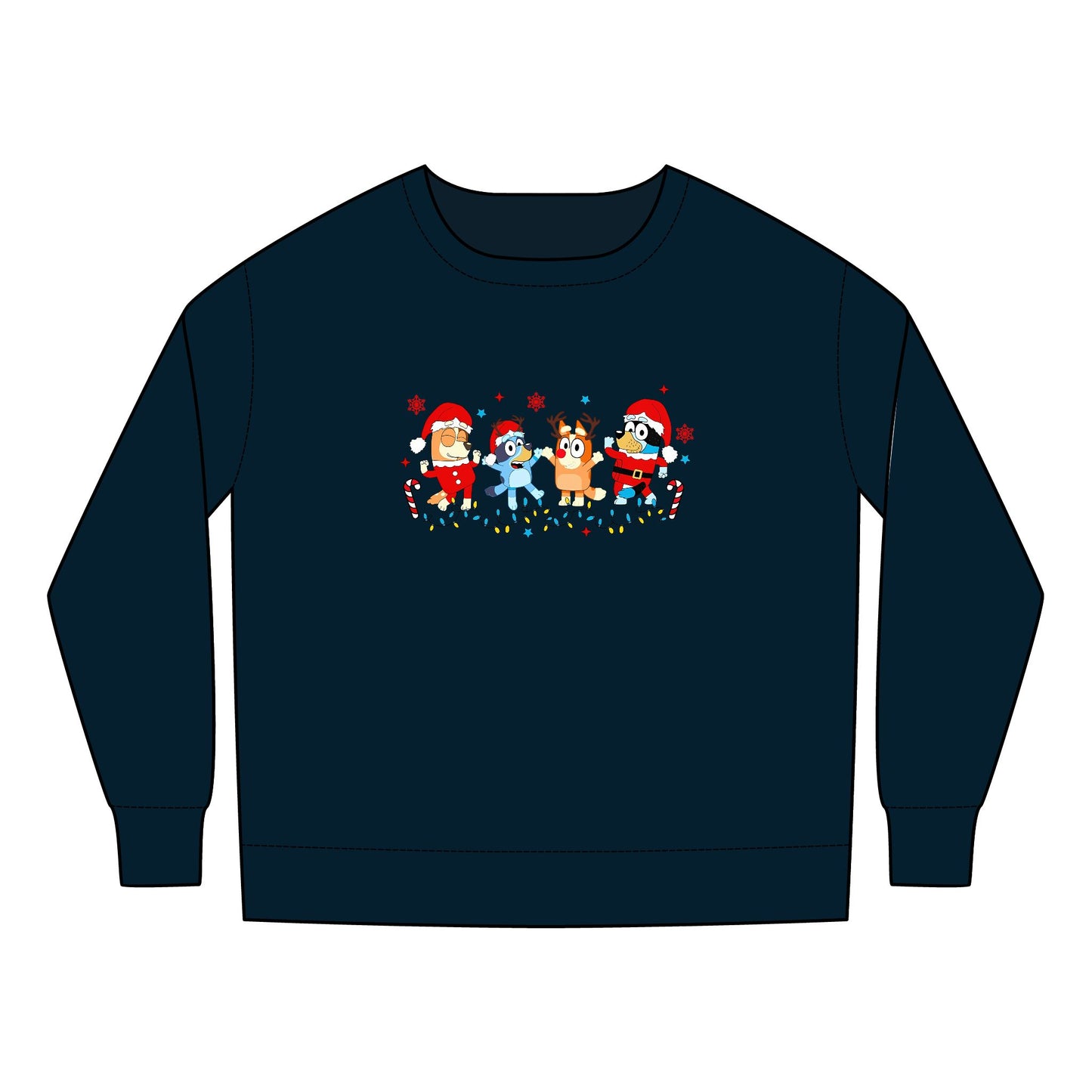 Heeler Family Christmas Dancing Toddler Sweatshirt