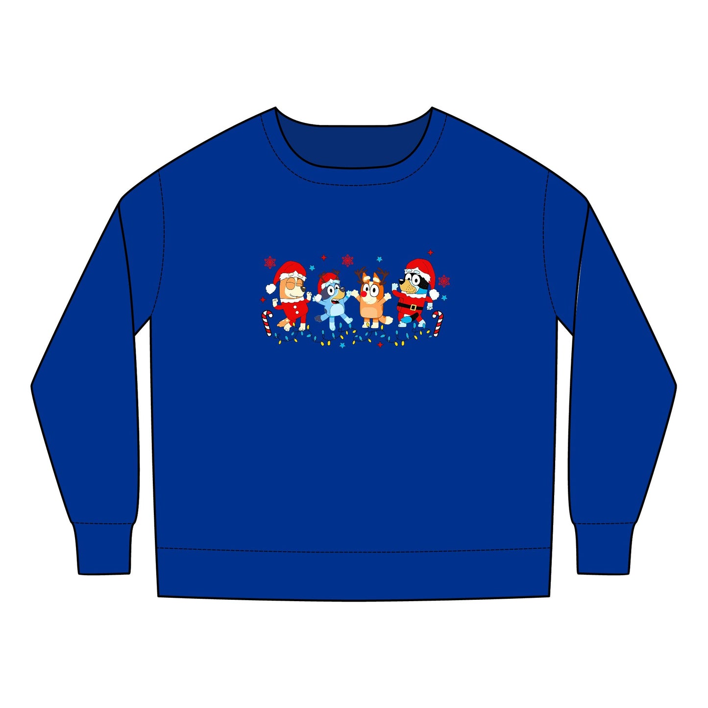 Heeler Family Christmas Dancing Toddler Sweatshirt