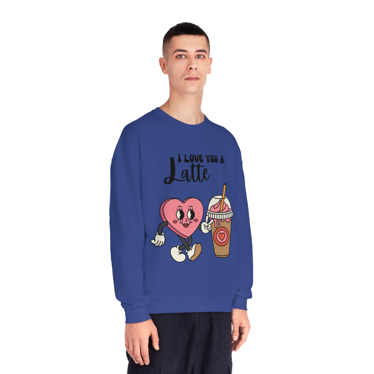 I Love You a Latte Unisex NuBlend® Crewneck Sweatshirt