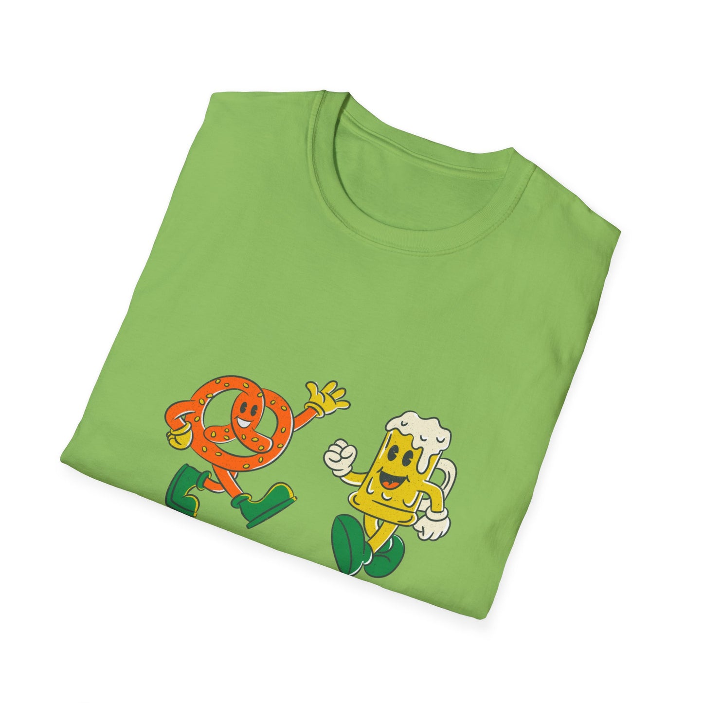 Pretzel and Beer Unisex Softstyle T-Shirt