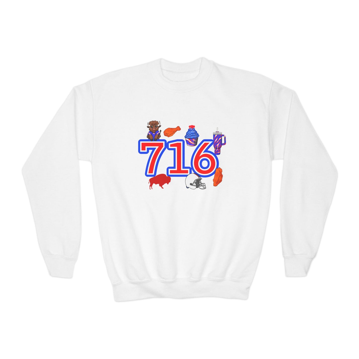 716 Youth Crewneck Sweatshirt