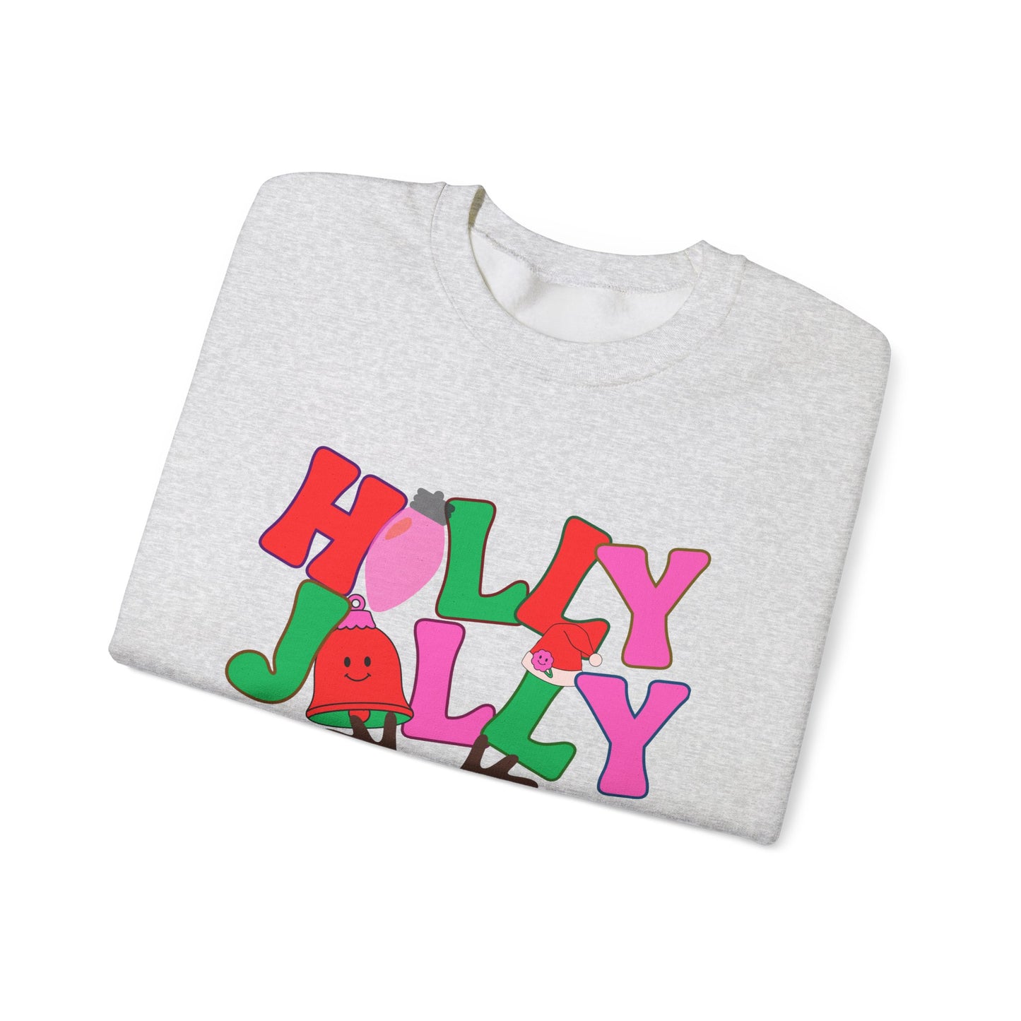 Holly Jolly Unisex Heavy Blend™ Crewneck Sweatshirt