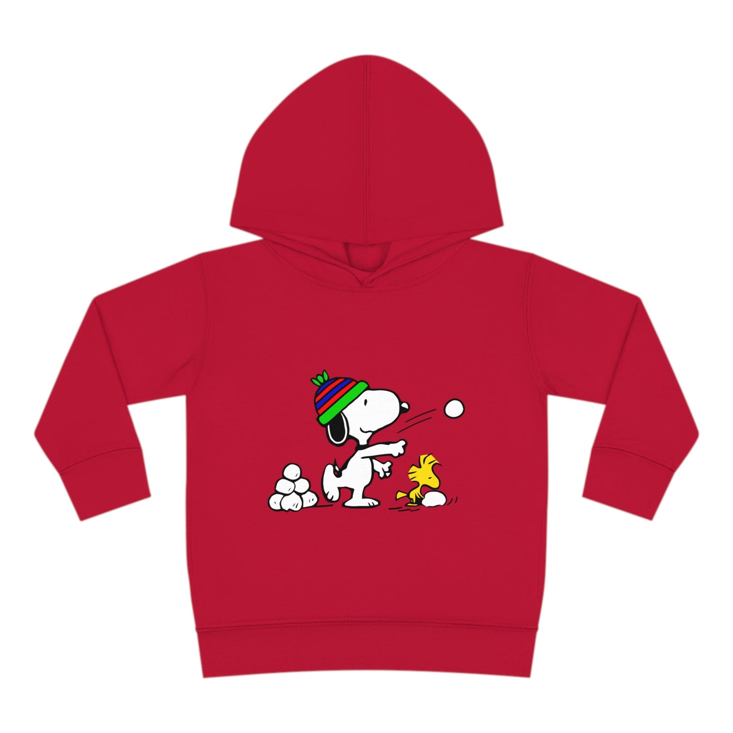 Snoopy Snowballs Toddler Pullover Fleece Hoodie