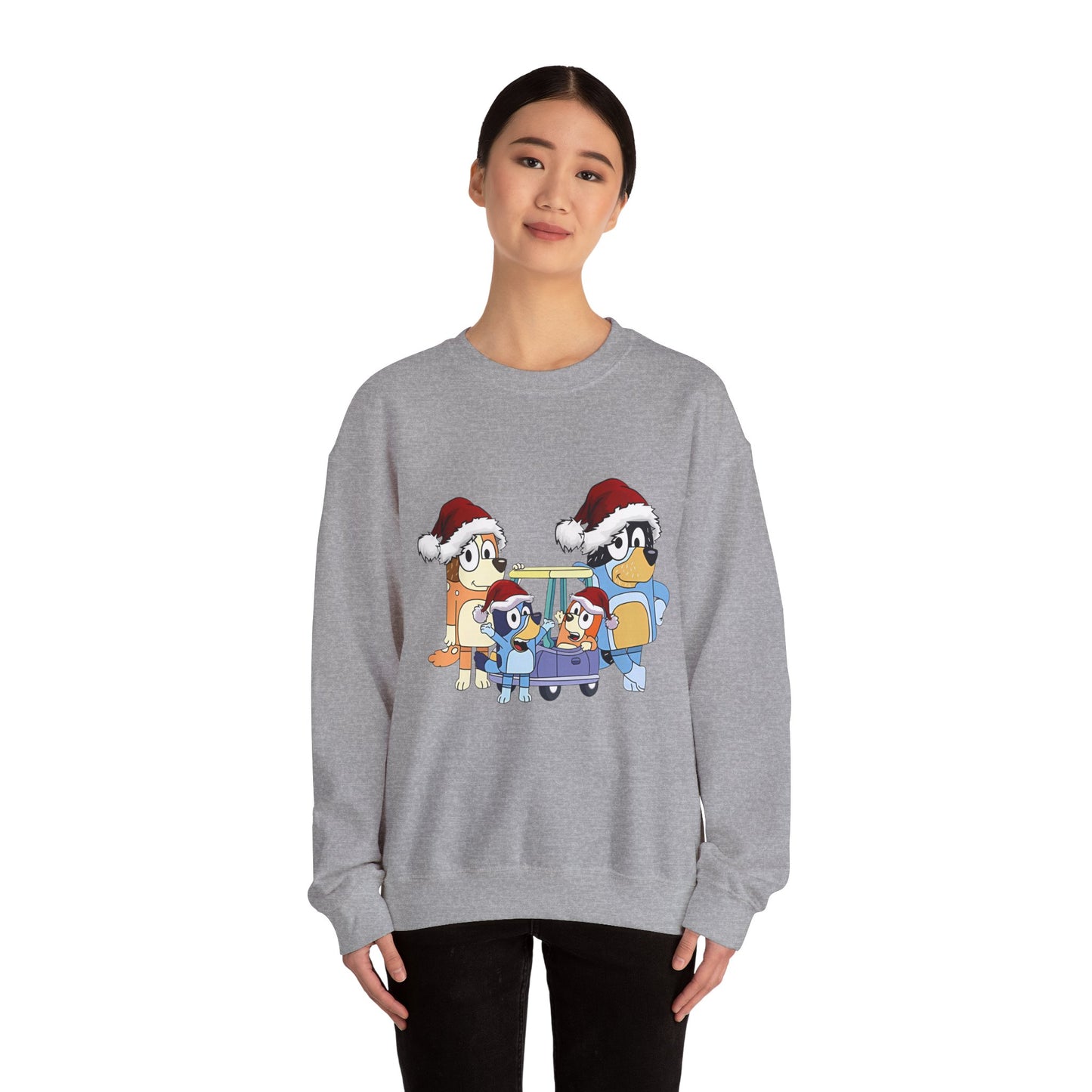 Heeler Family Christmas Unisex Heavy Blend™ Crewneck Sweatshirt
