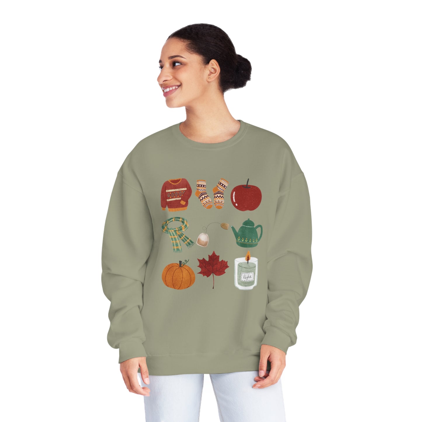 Fall Favorite Things Unisex NuBlend® Crewneck Sweatshirt
