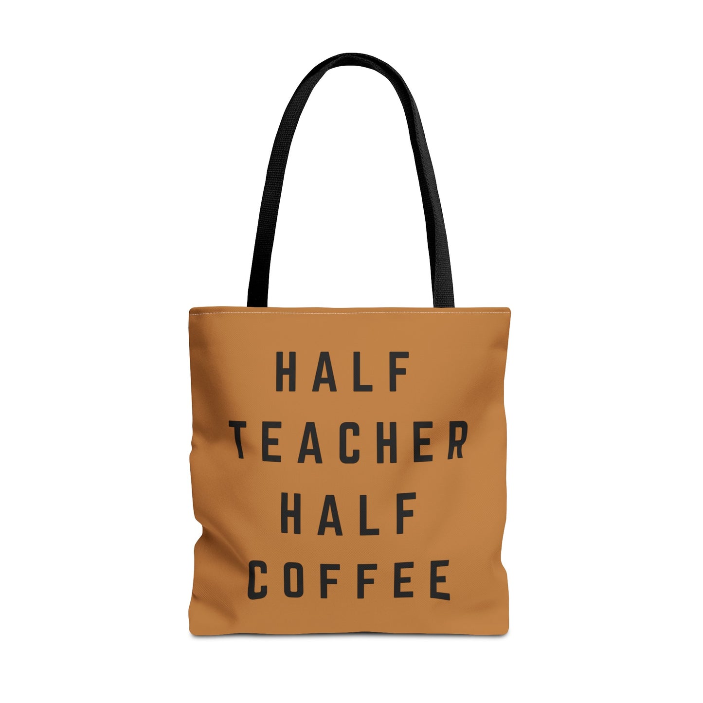 Half Teacher Half Coffee Tote Bag (AOP)