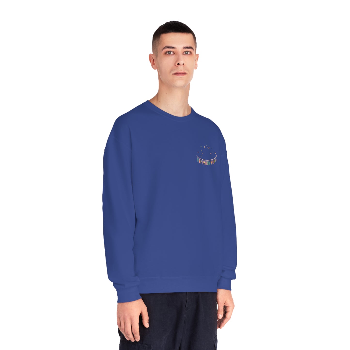 Happy New Year Banner Unisex NuBlend® Crewneck Sweatshirt