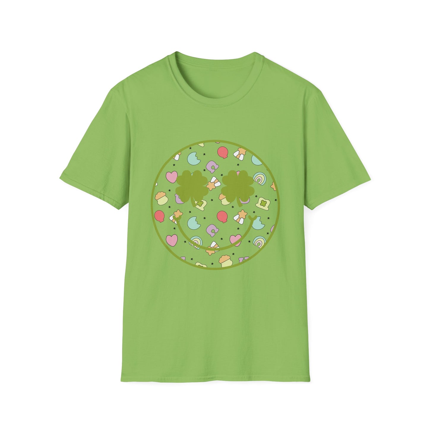 Lucky Charm Smiley Unisex Softstyle T-Shirt