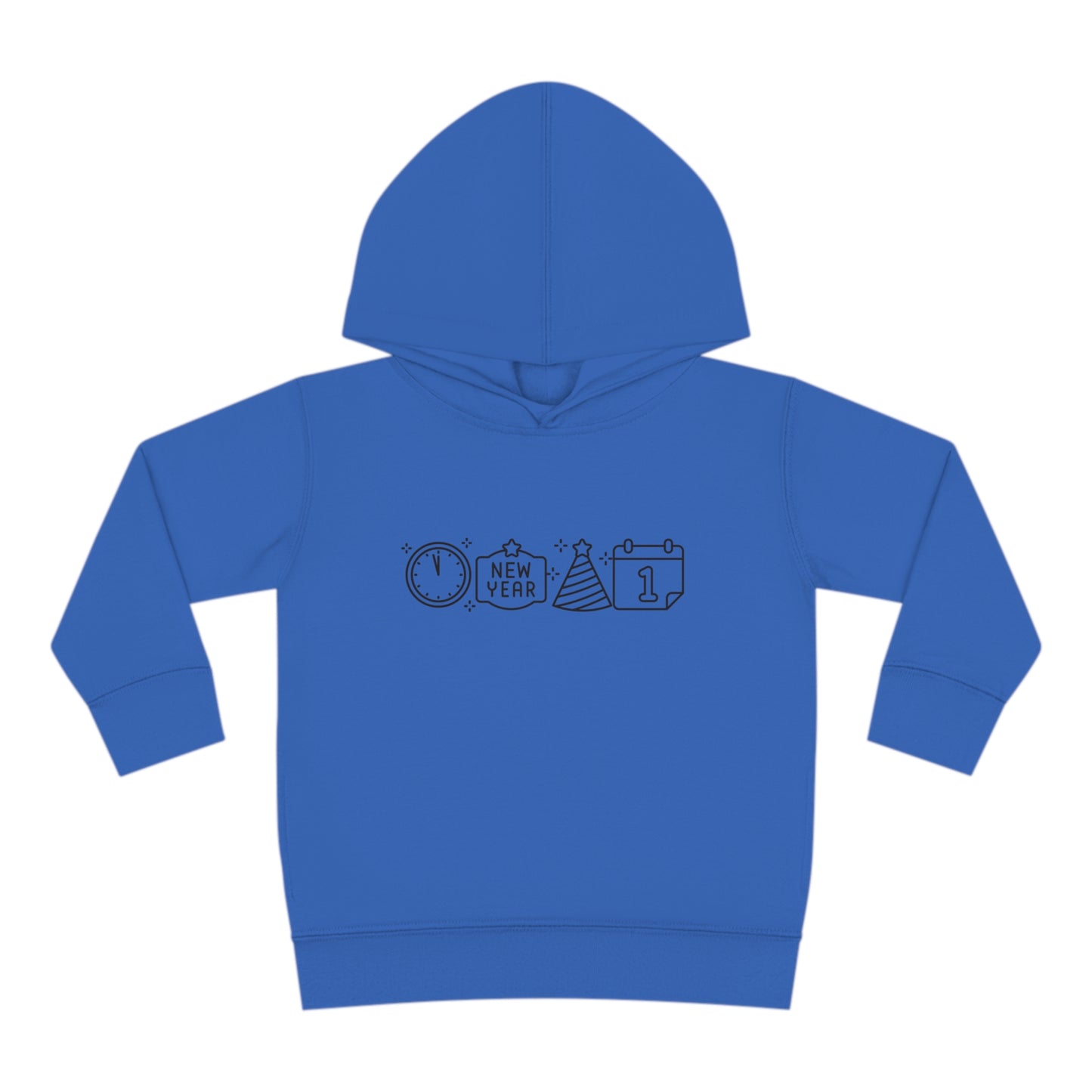 Simple New Years Symbols Toddler Pullover Fleece Hoodie