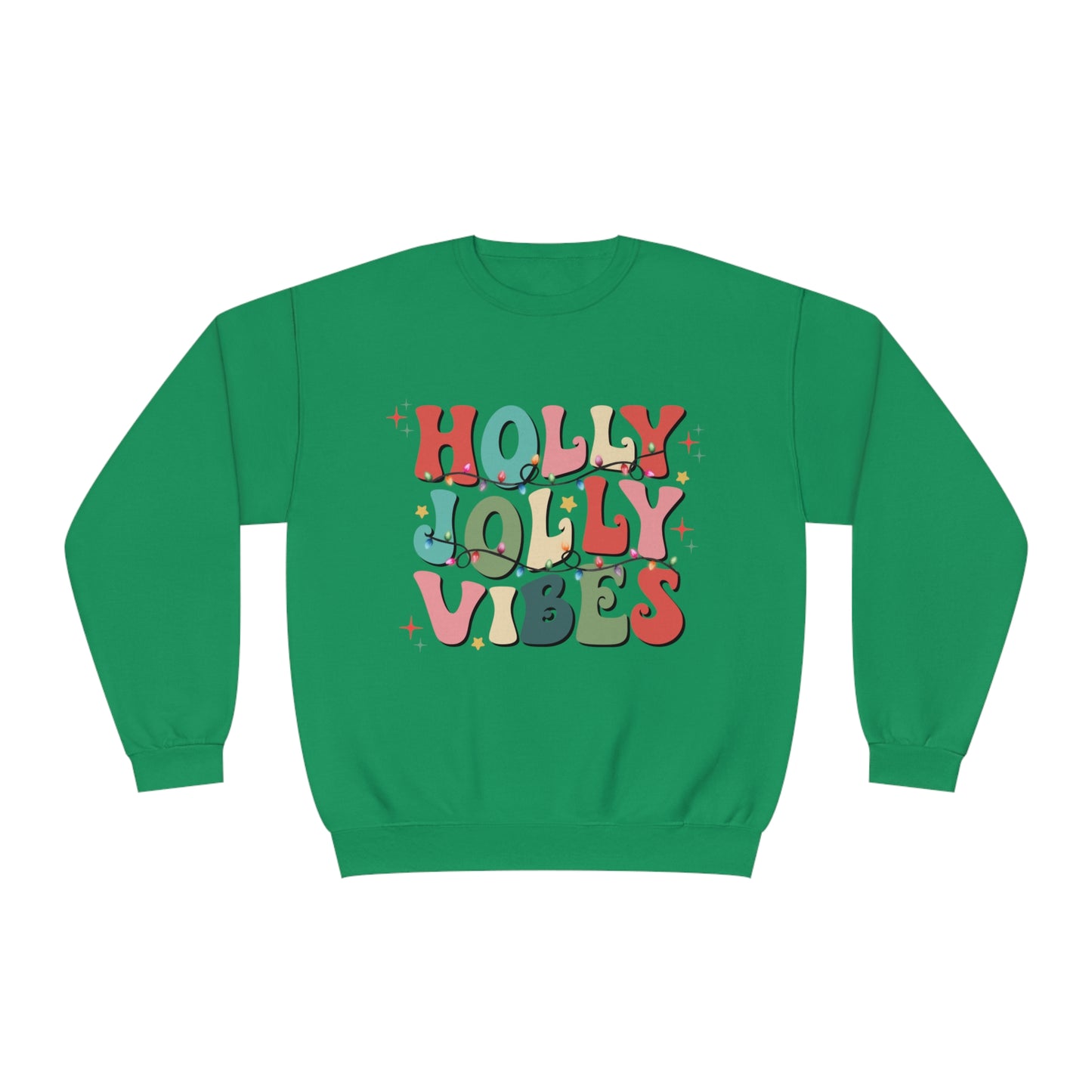 Holly Jolly Vibes Unisex NuBlend® Crewneck Sweatshirt