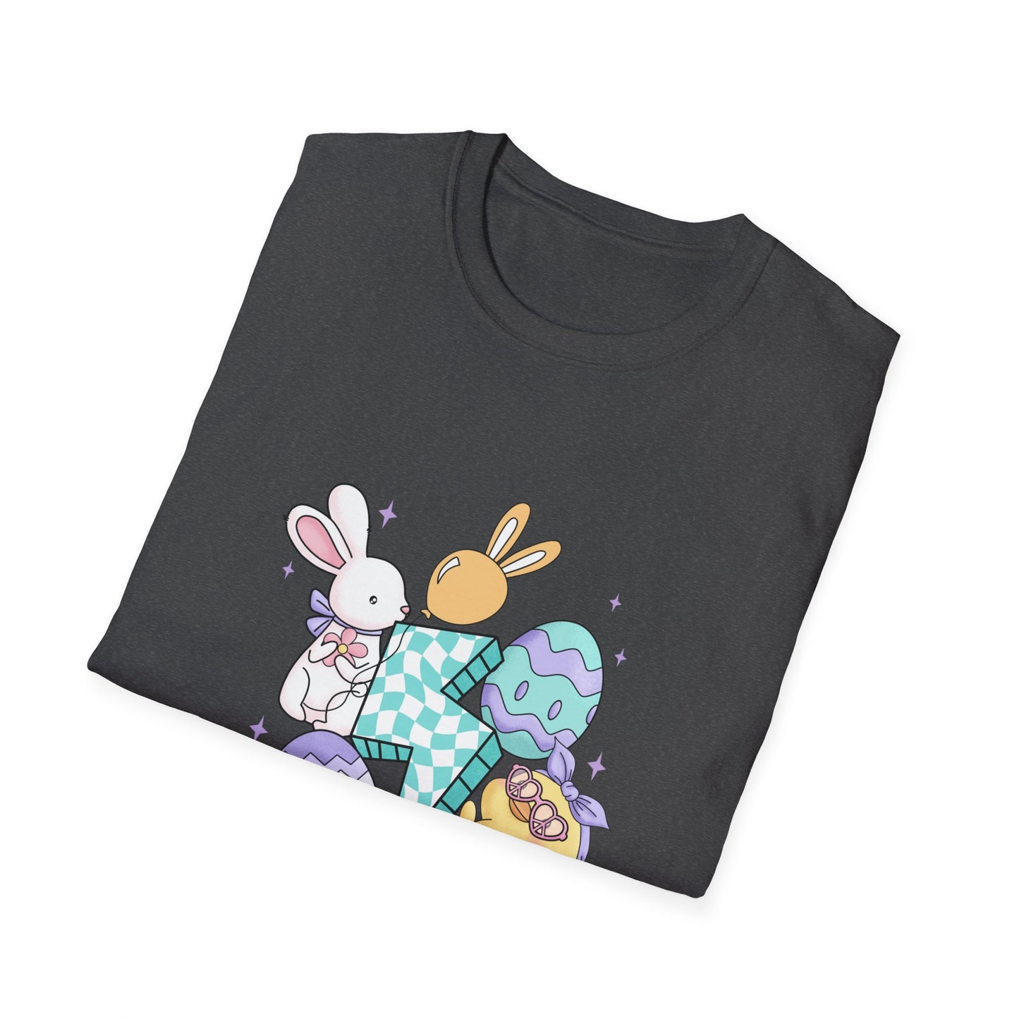 Happy Easter Retro Unisex Softstyle T-Shirt