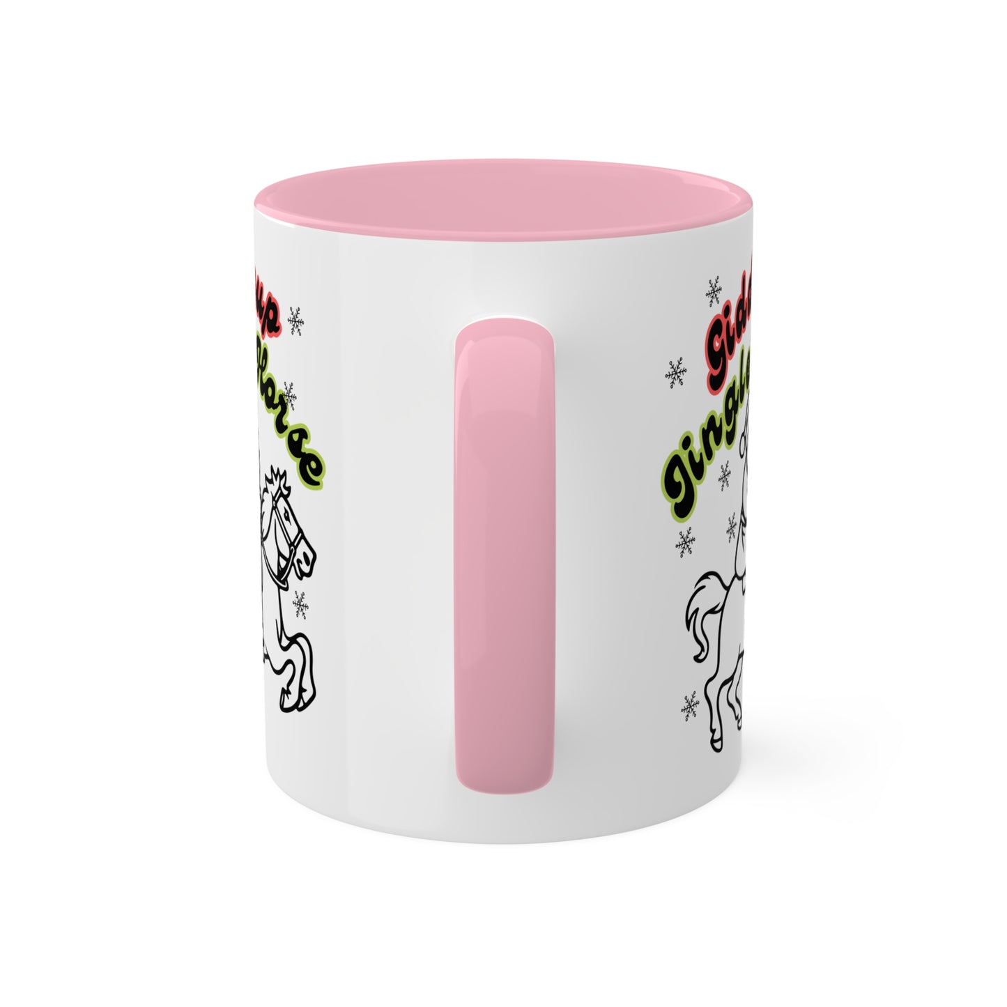Giddyup Jingle Horse Colorful Mug 11oz