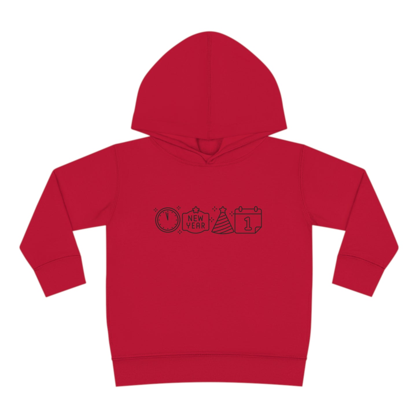 Simple New Years Symbols Toddler Pullover Fleece Hoodie