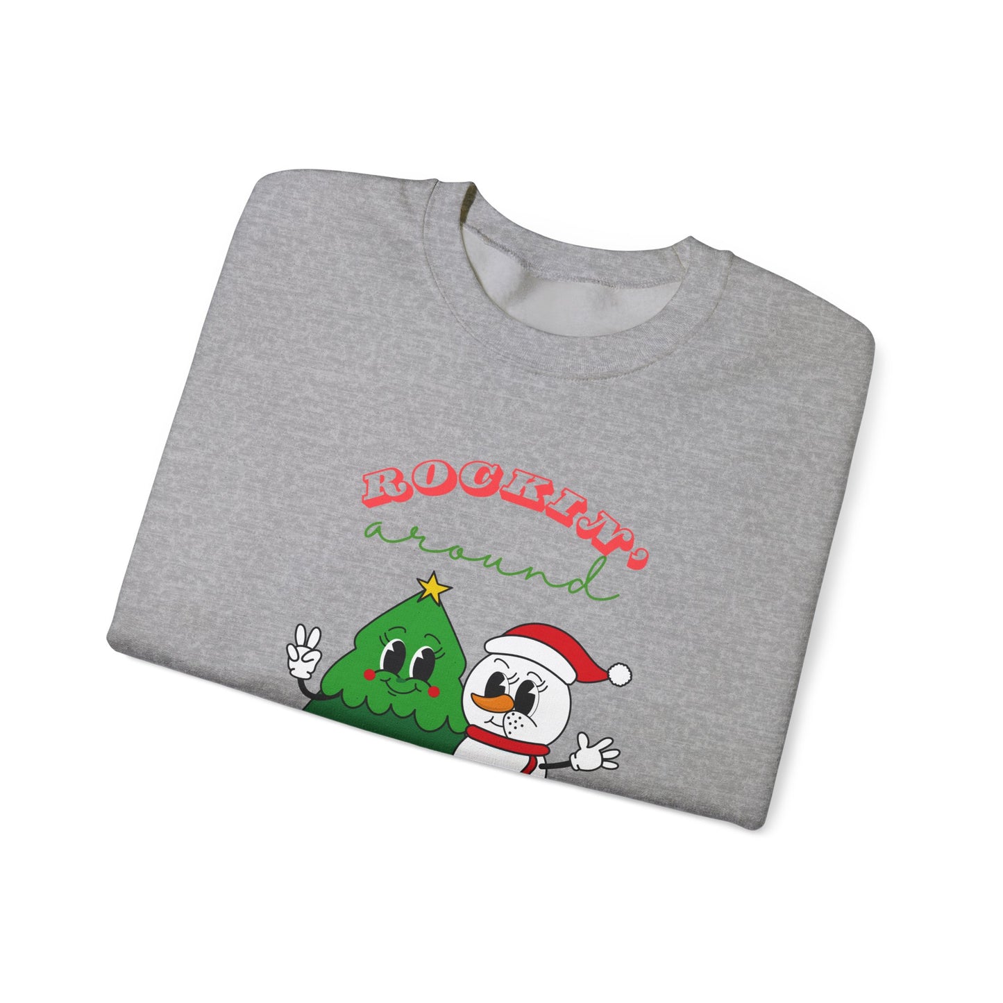 Rocking Around the Classroom Unisex Heavy Blend™ Crewneck Sweatshirt