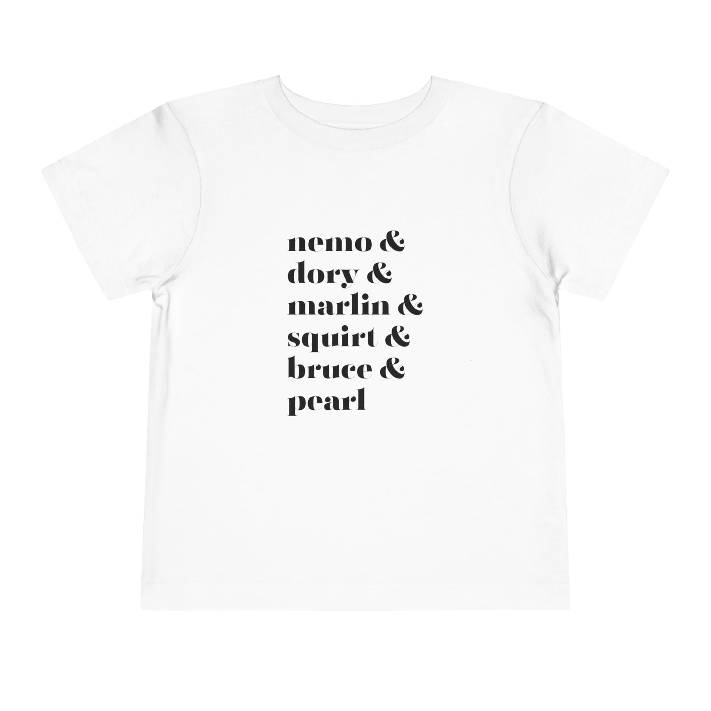 Nemo Dory Marlin Toddler Short Sleeve Tee