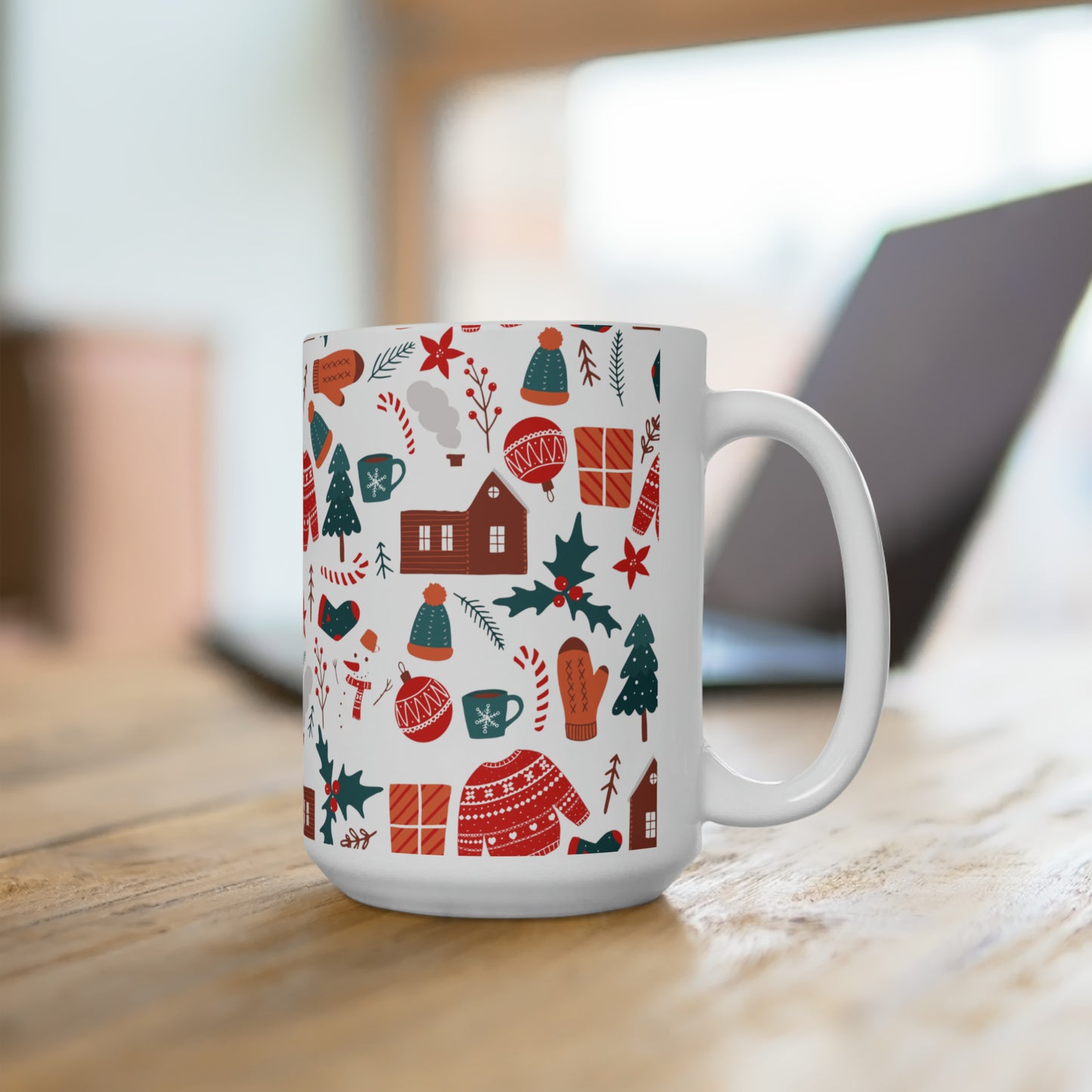Christmas Things Ceramic Mug 15oz