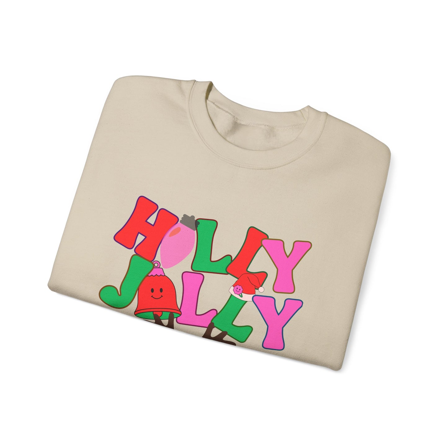 Holly Jolly Unisex Heavy Blend™ Crewneck Sweatshirt