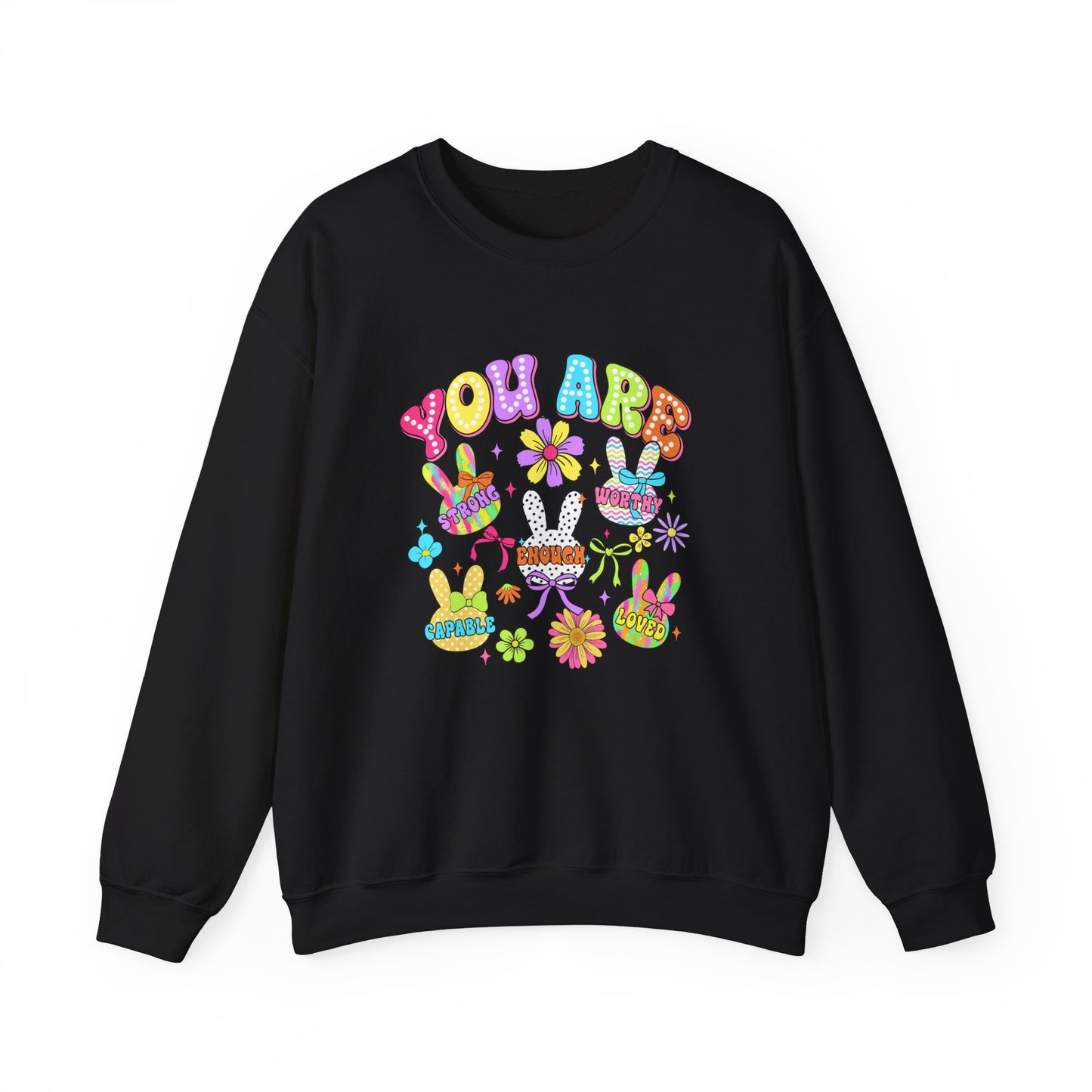 You Are Amazing Crewneck Sweatshirt - Colorful Unisex Heavy Blend™