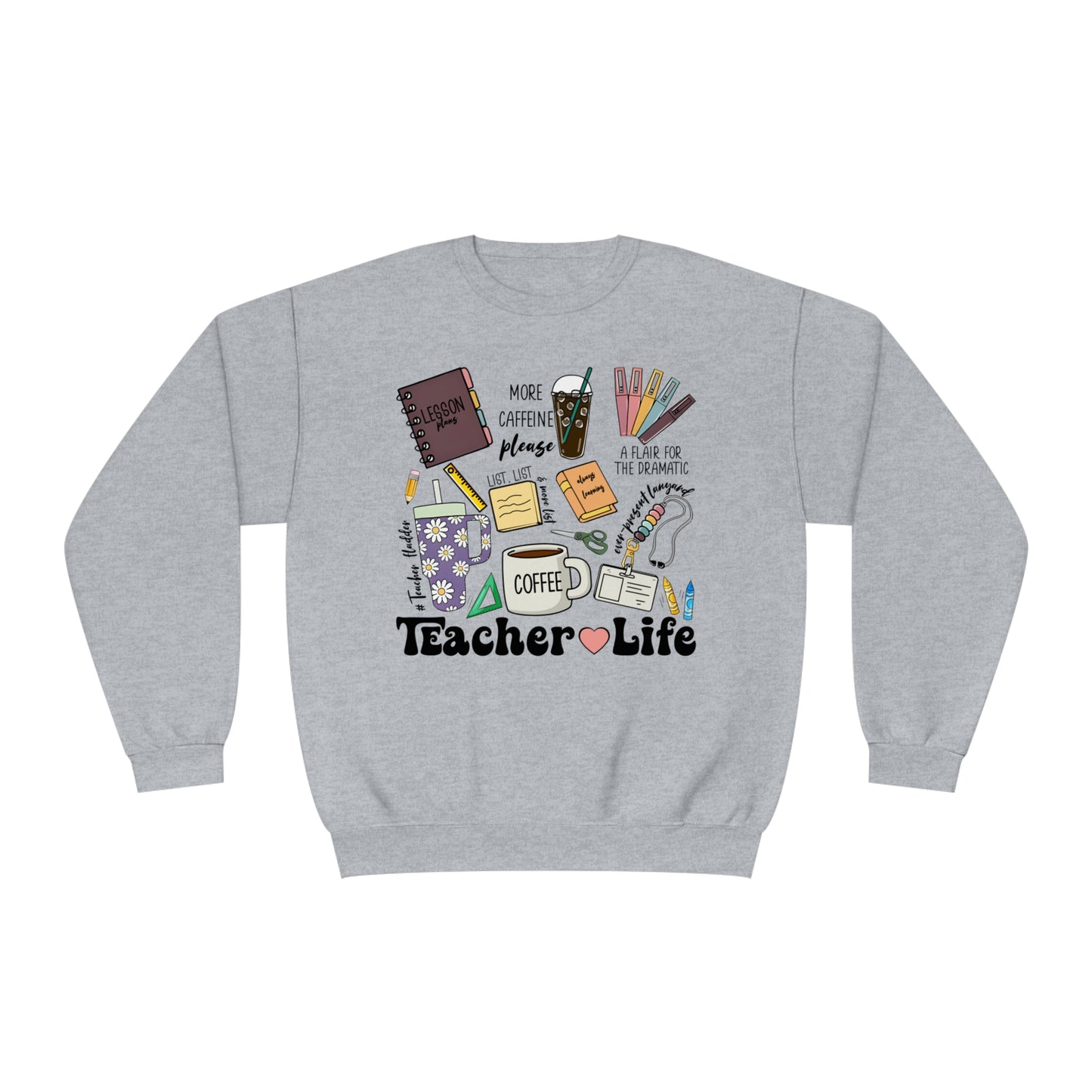 Teacher Things Unisex NuBlend® Crewneck Sweatshirt