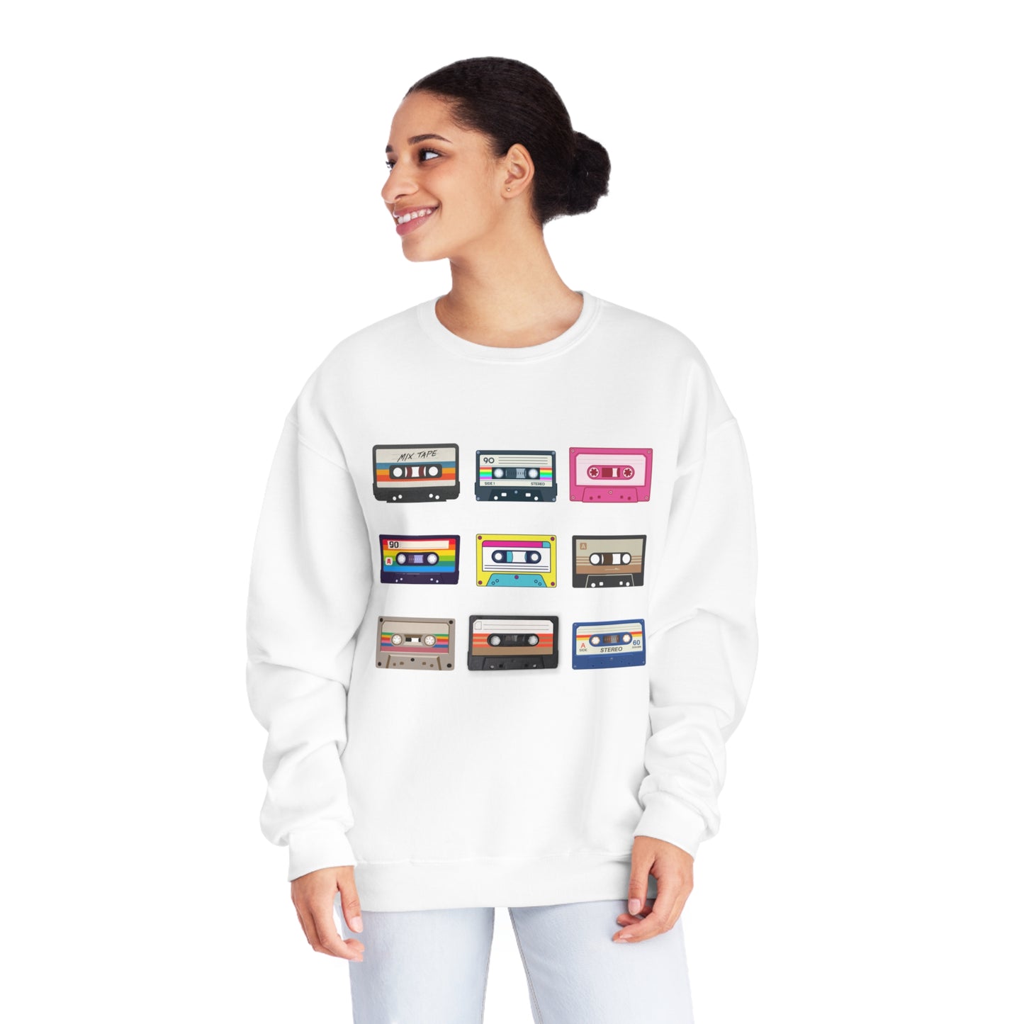 Cassettes Unisex NuBlend® Crewneck Sweatshirt
