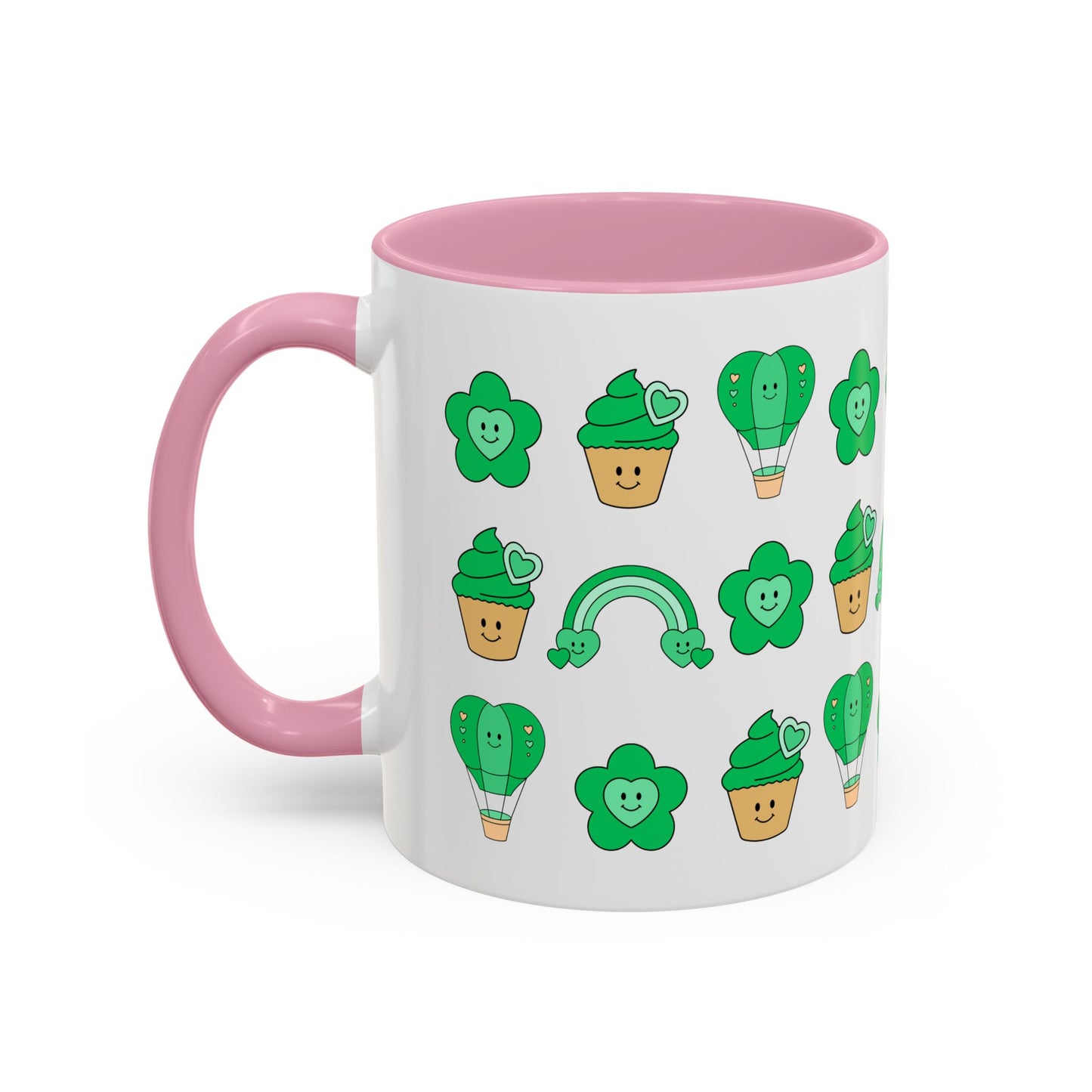 Cutesy St. Patrick's Day Coquette Colorful Mugs (11oz, 15oz)