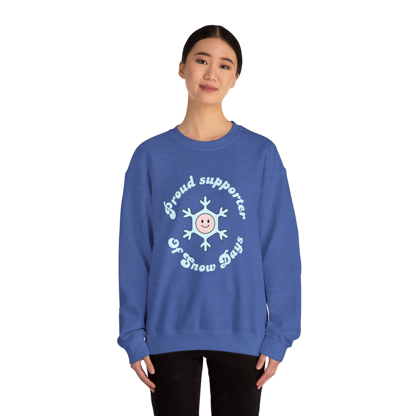 Proud Supporter of Snow Days Unisex Heavy Blend™ Crewneck Sweatshirt