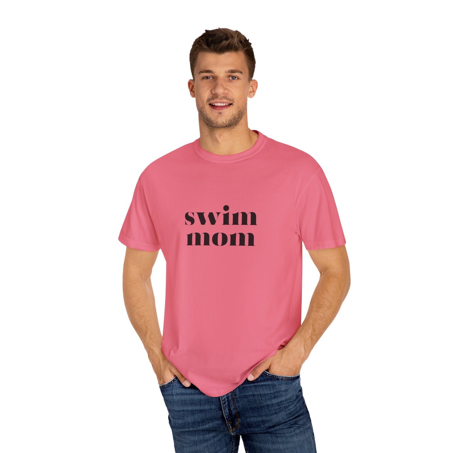 Swim Mom Unisex Garment-Dyed T-shirt