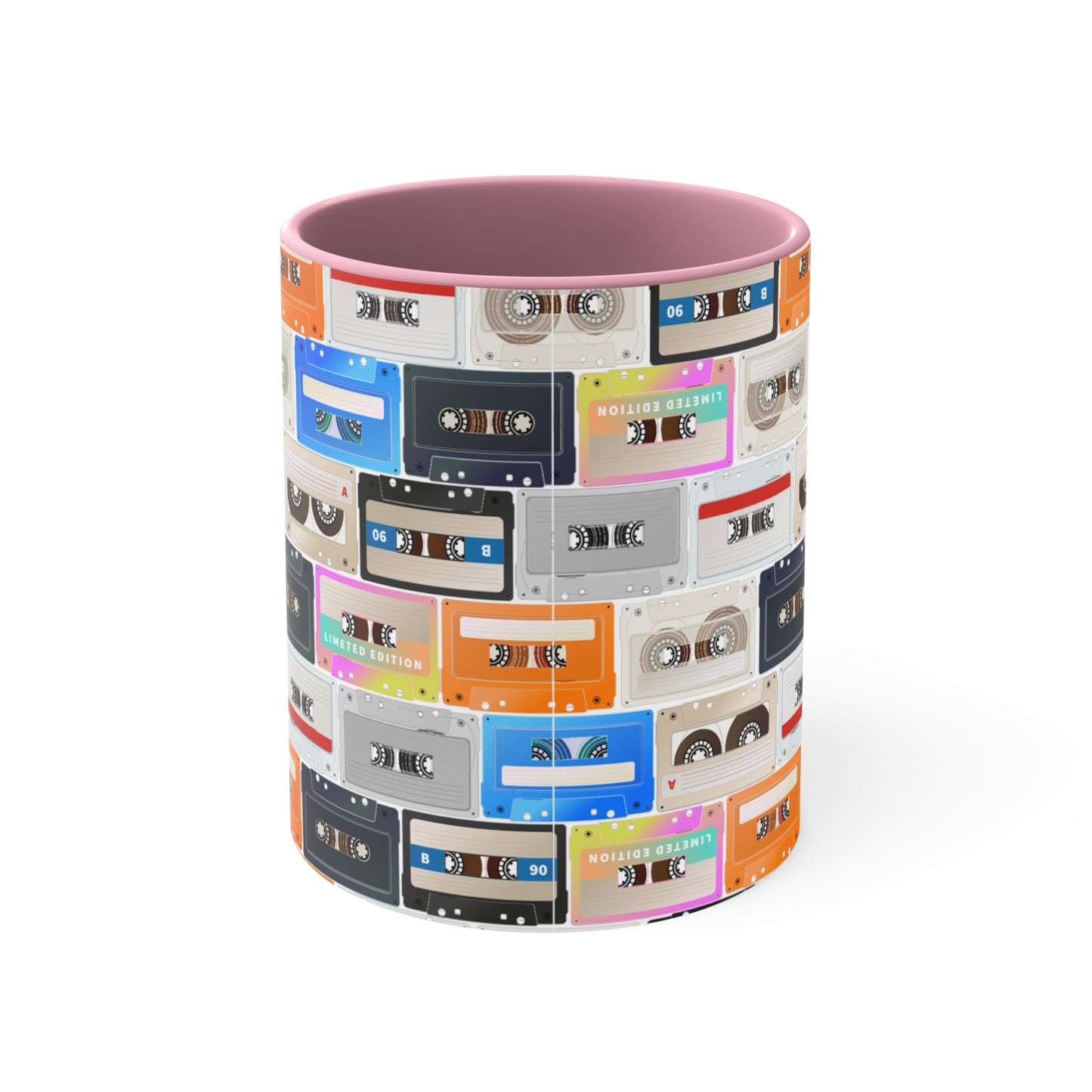 Cassette Design 1 Accent Coffee Mug, 11oz