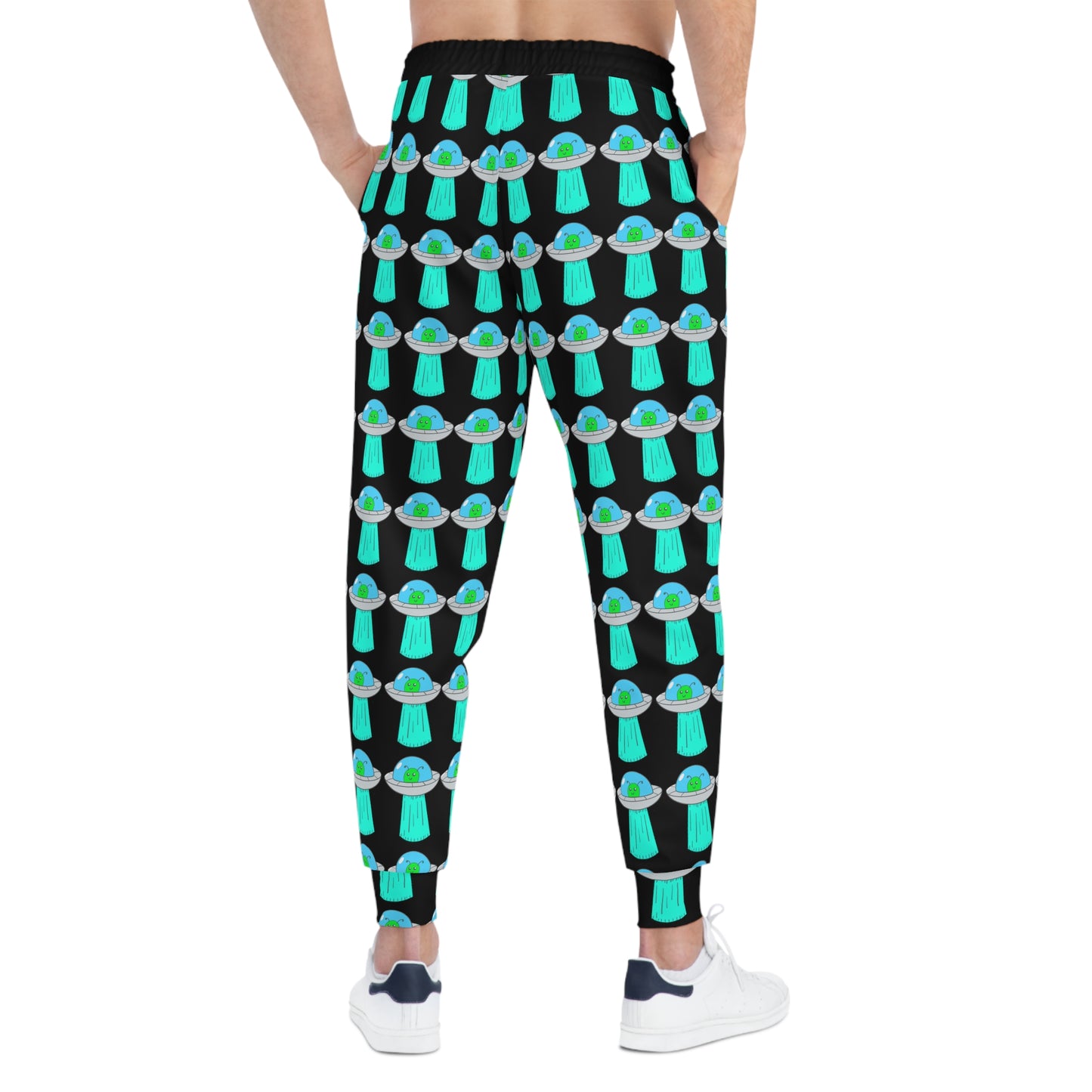 Alien Spaceships Athletic Joggers (AOP)